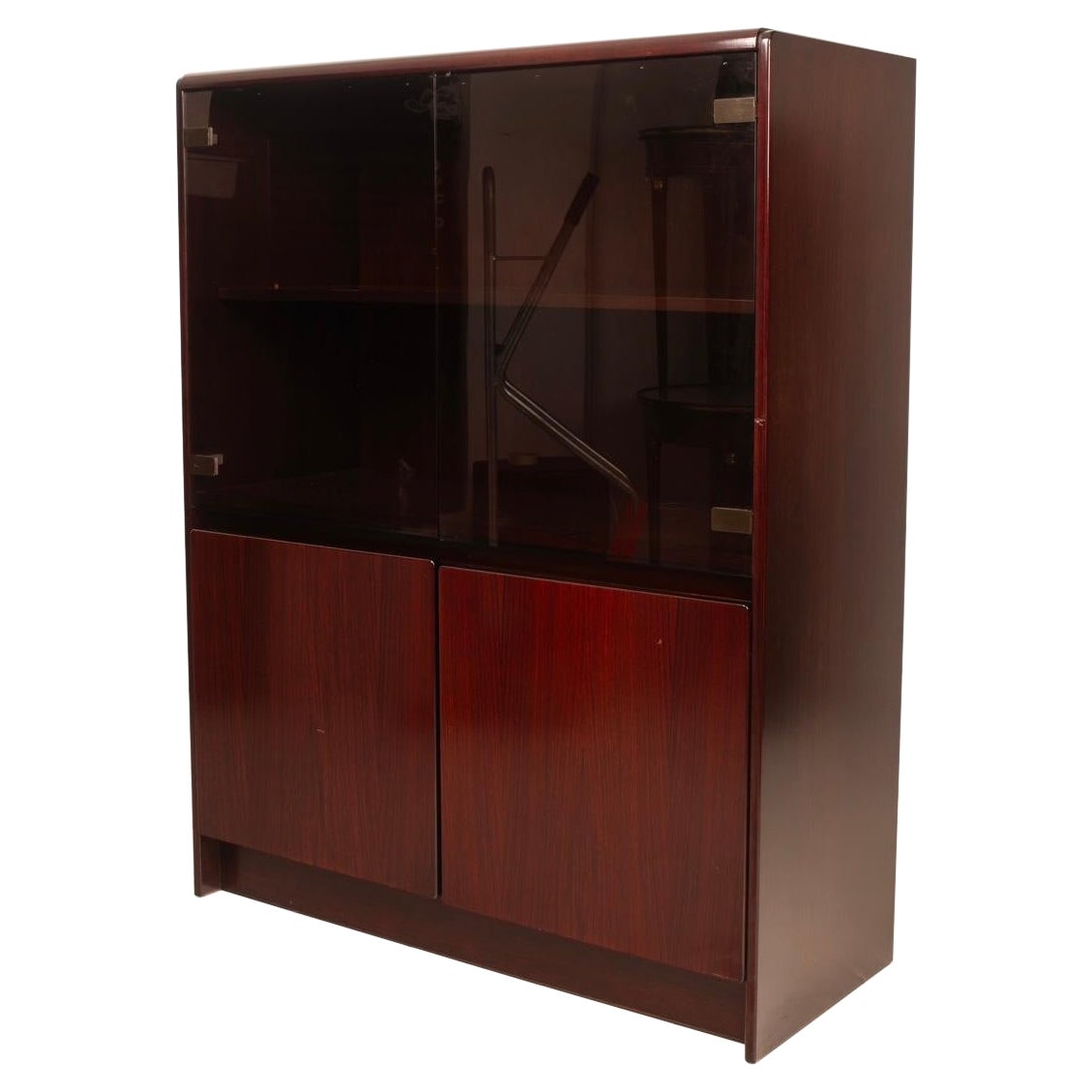 African Rosewood Cabinet by Paolo Piva