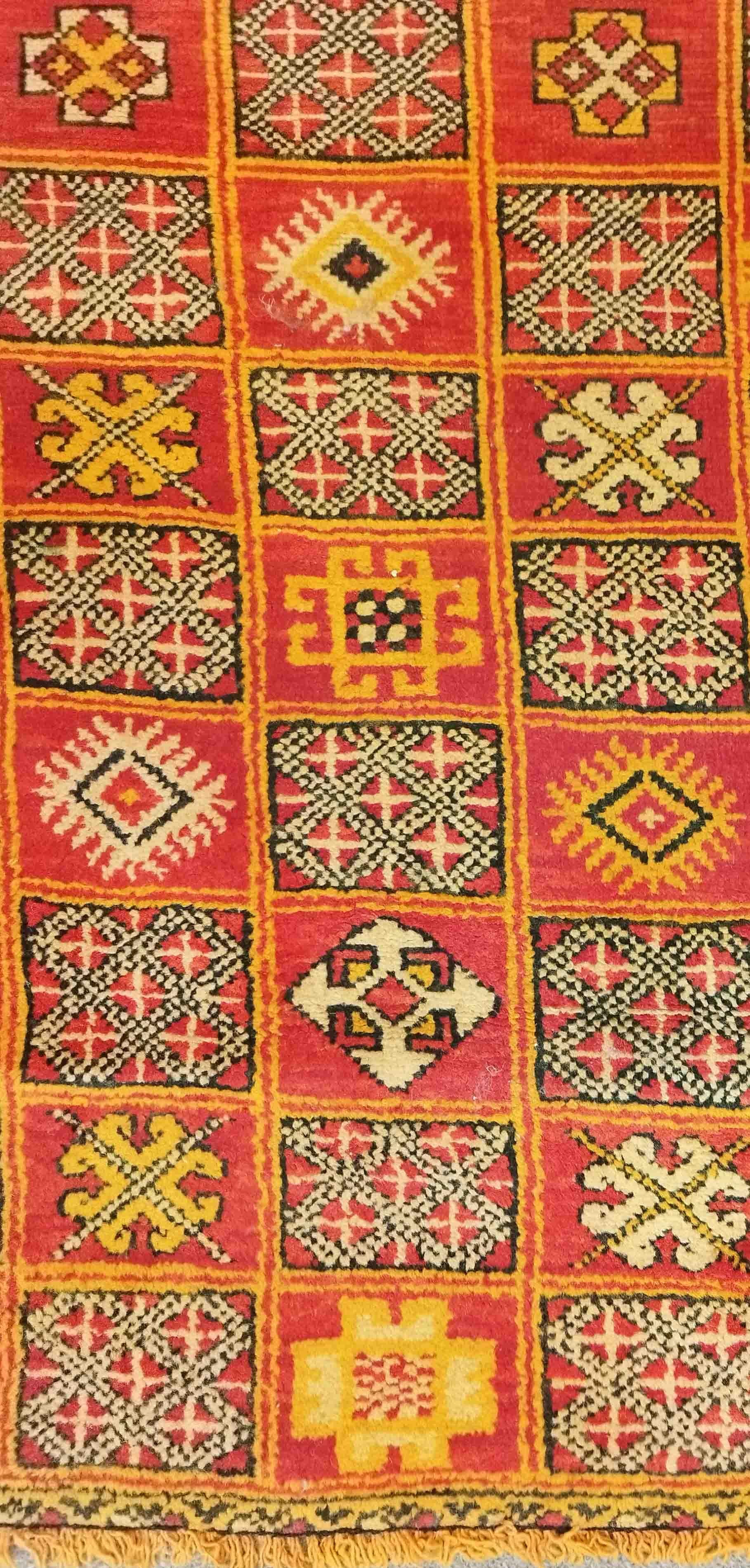 Marocchino Tappeto africano del 1950 circa - 1m85x1m15 - No. 953 in vendita