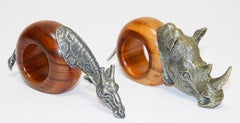 African Safari Figural Animal Napkin Rings