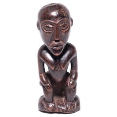 Vintage African Seated Luba Figure