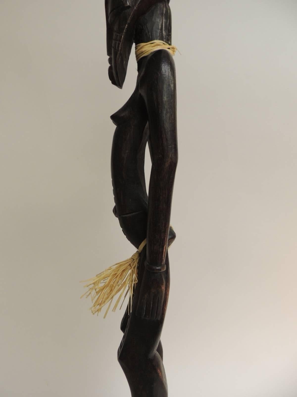 Hand-Crafted CLOSE OUT SALE: African Senufo Cote d’Ivoire Standing Sculpture 