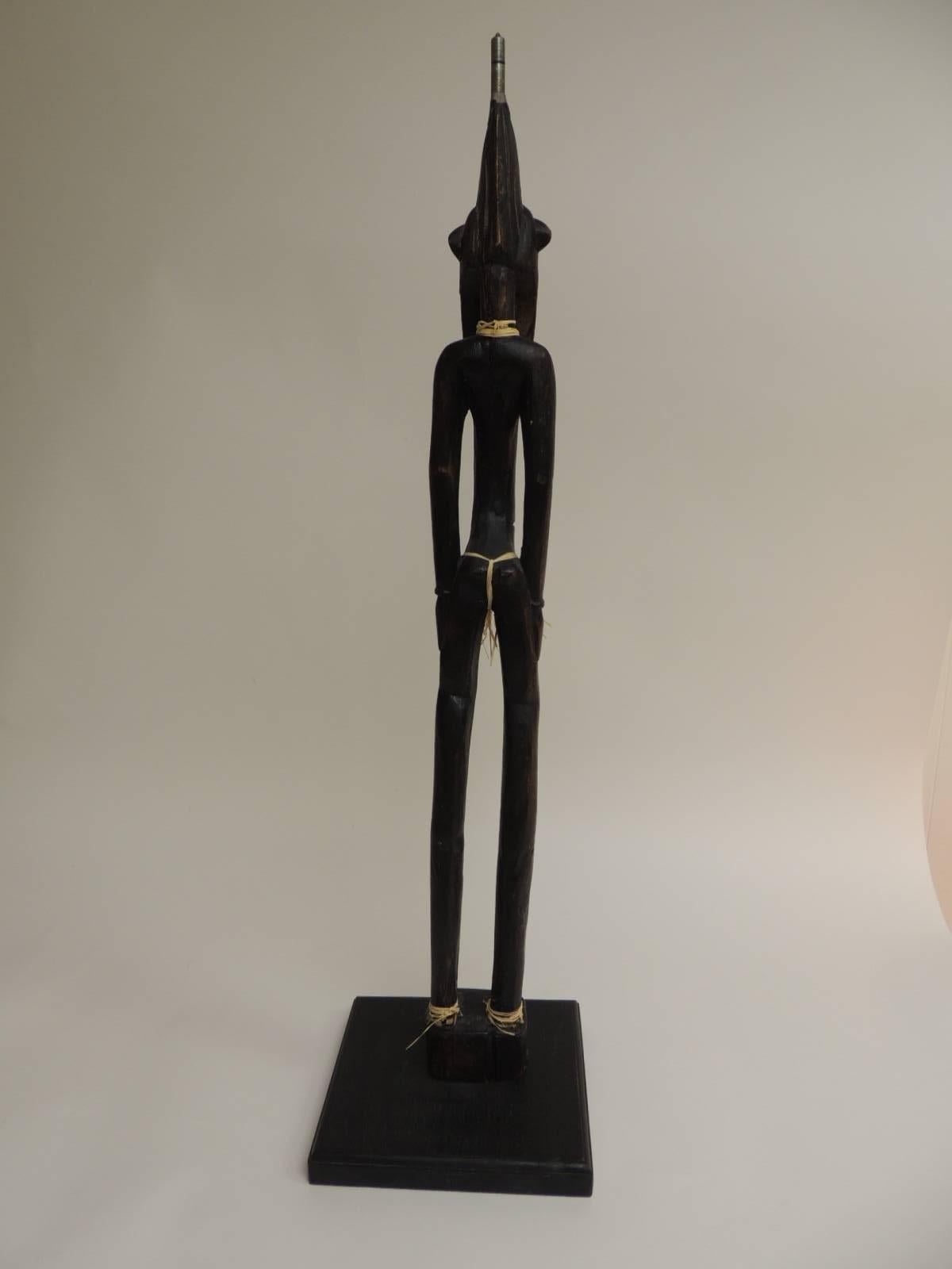 Wood CLOSE OUT SALE: African Senufo Cote d’Ivoire Standing Sculpture 