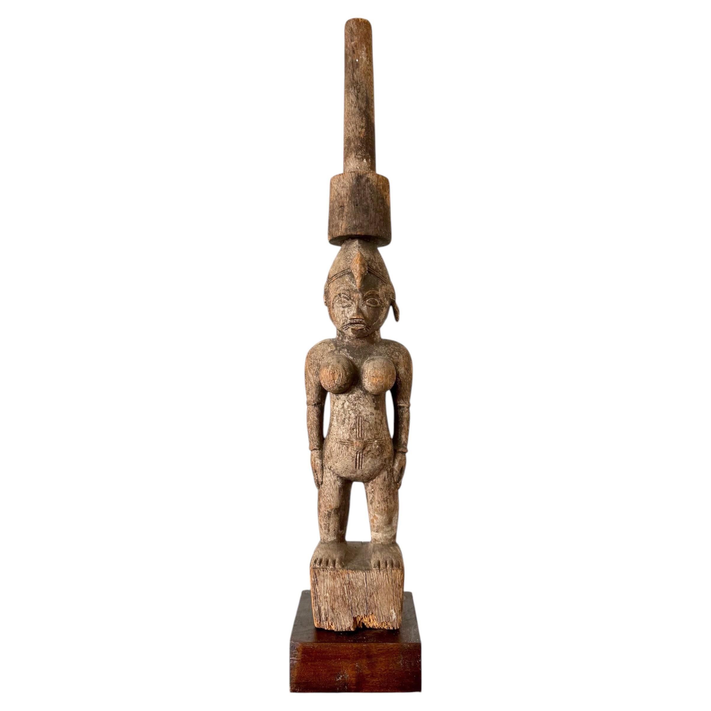 African Senufo Divination Statue from Cote d'Ivoire For Sale