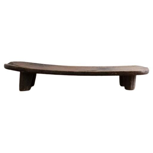 African Senufo Multipurpose Bench Hand Carved from Acacia Wood For Sale
