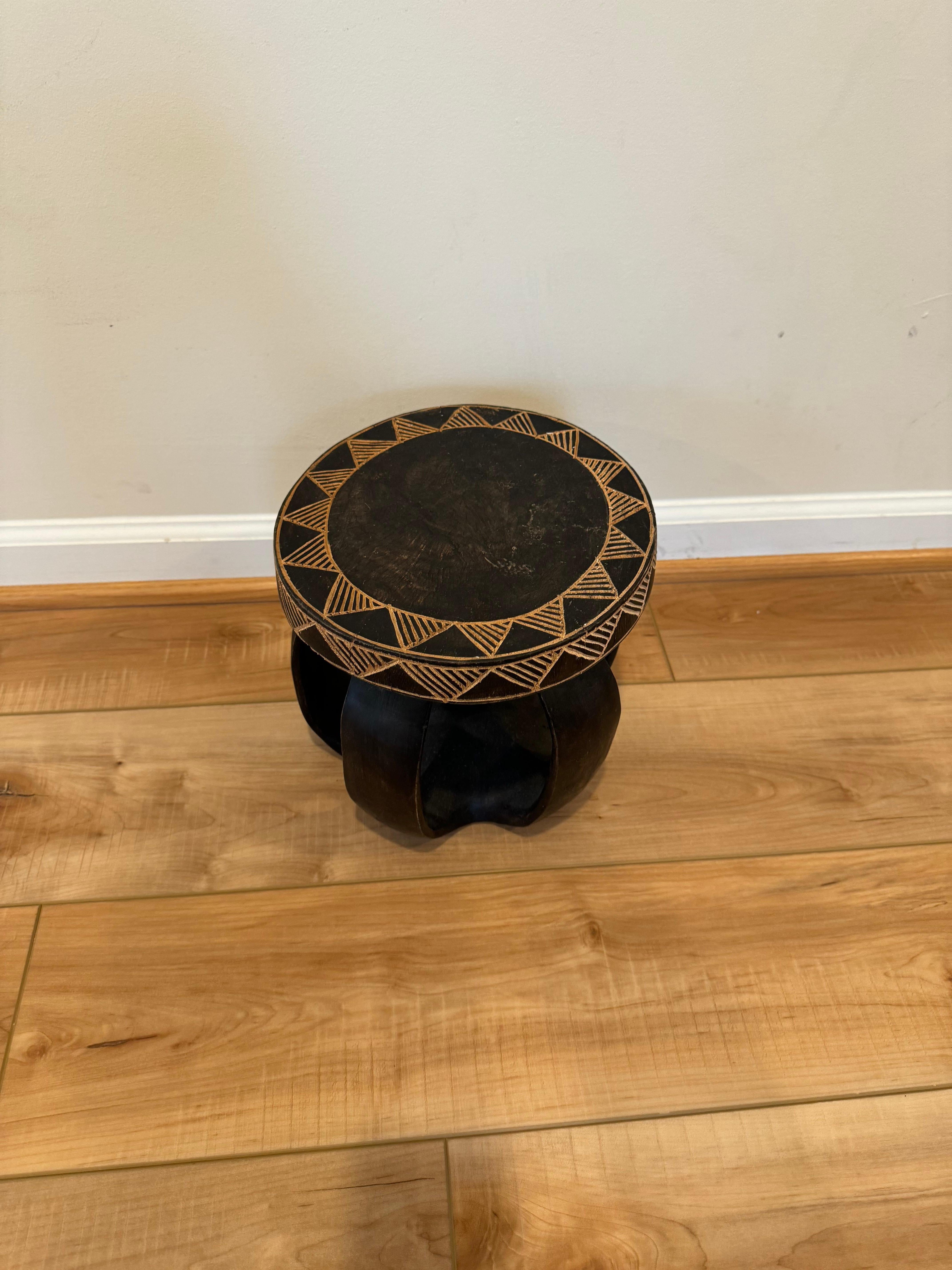 African Senufo Round Stool 6