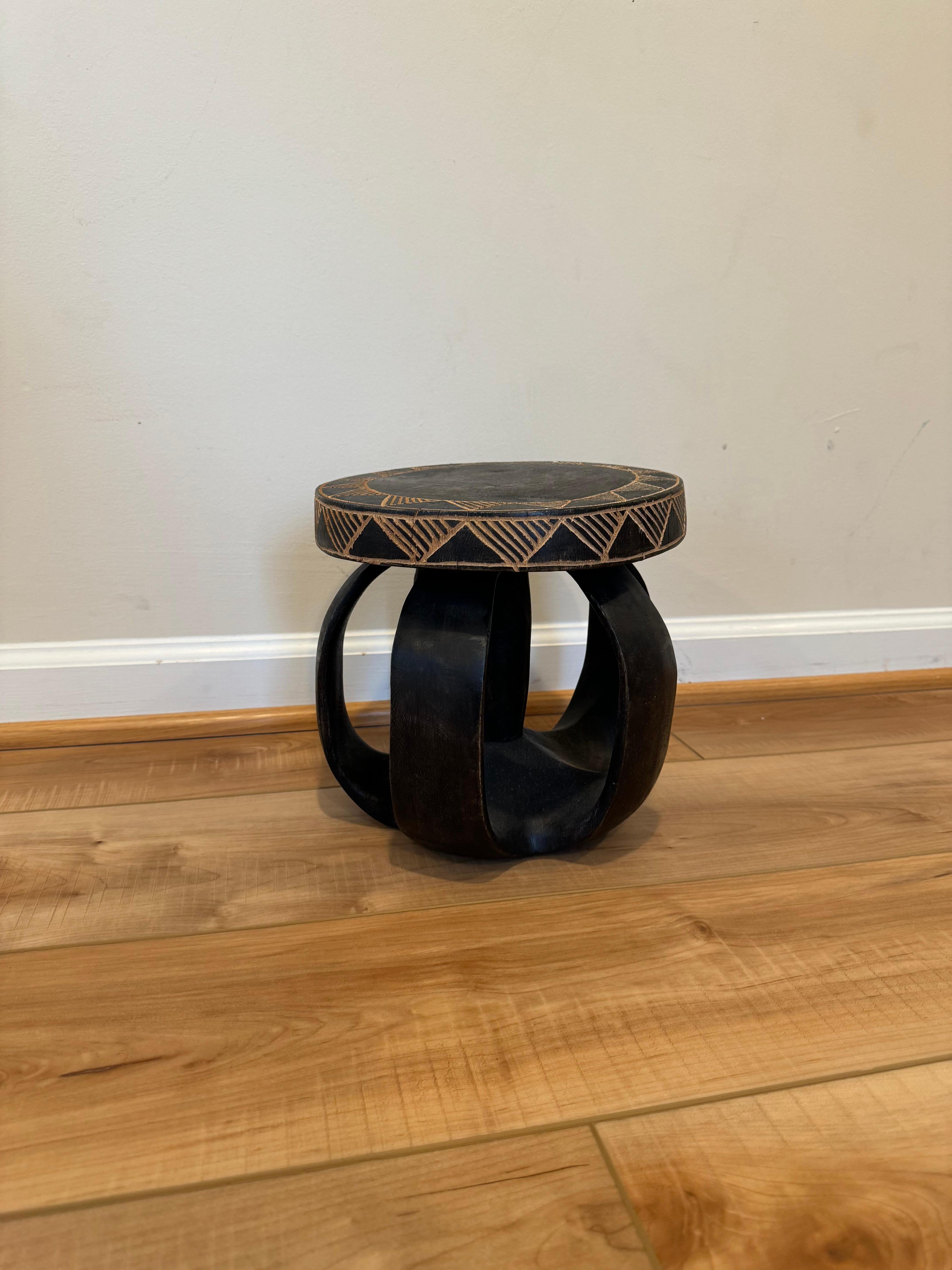 African Senufo Round Stool 7