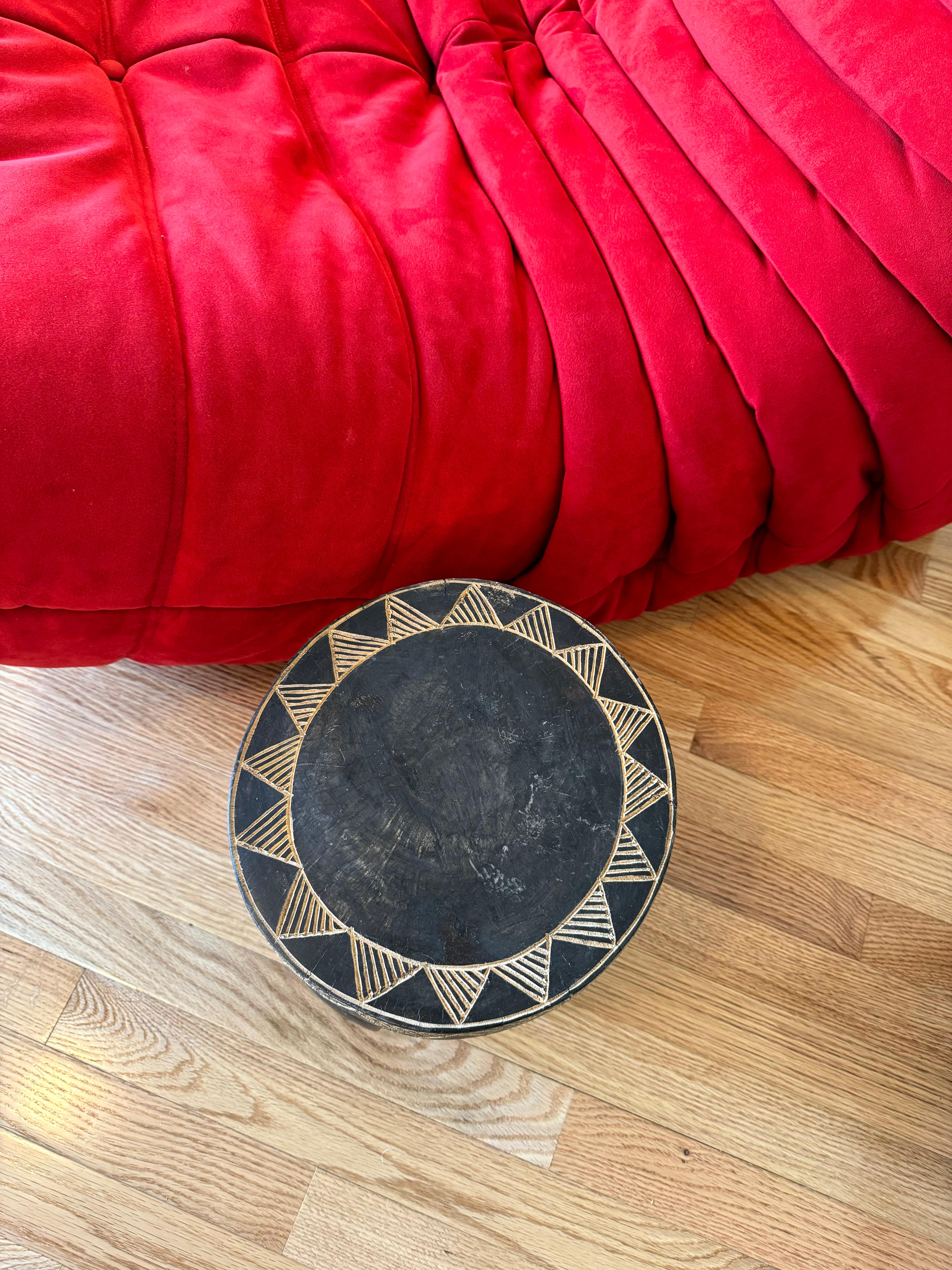 African Senufo Round Stool 9