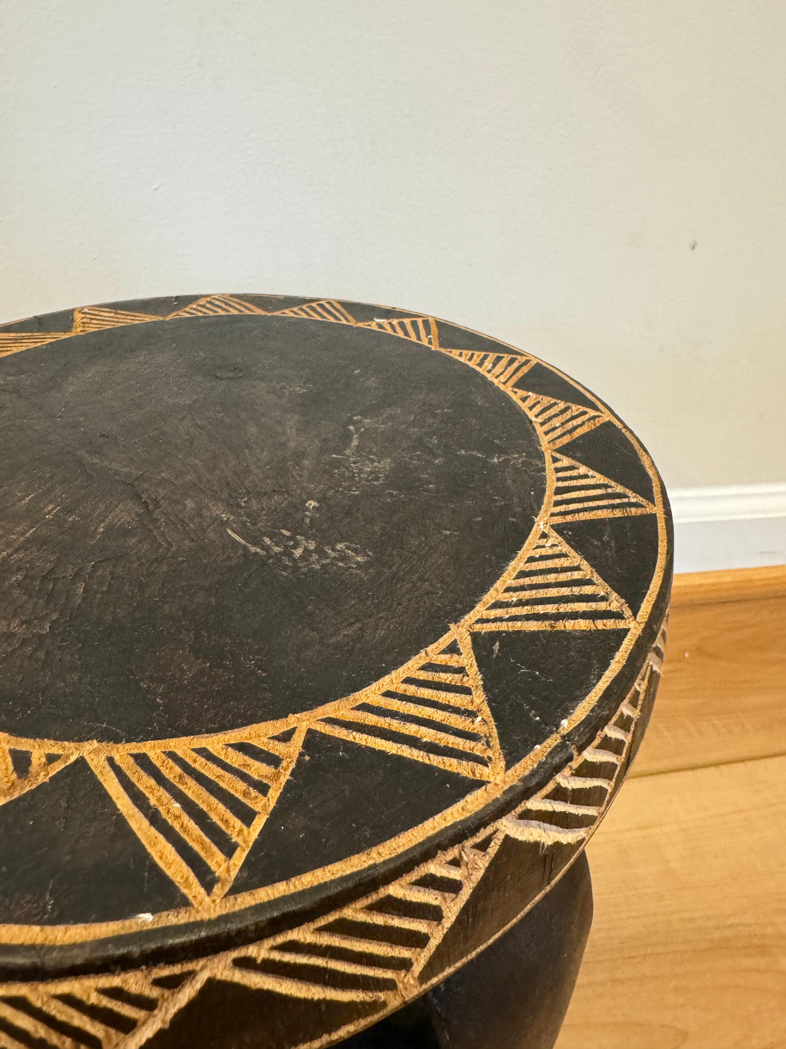 African Senufo Round Stool 2