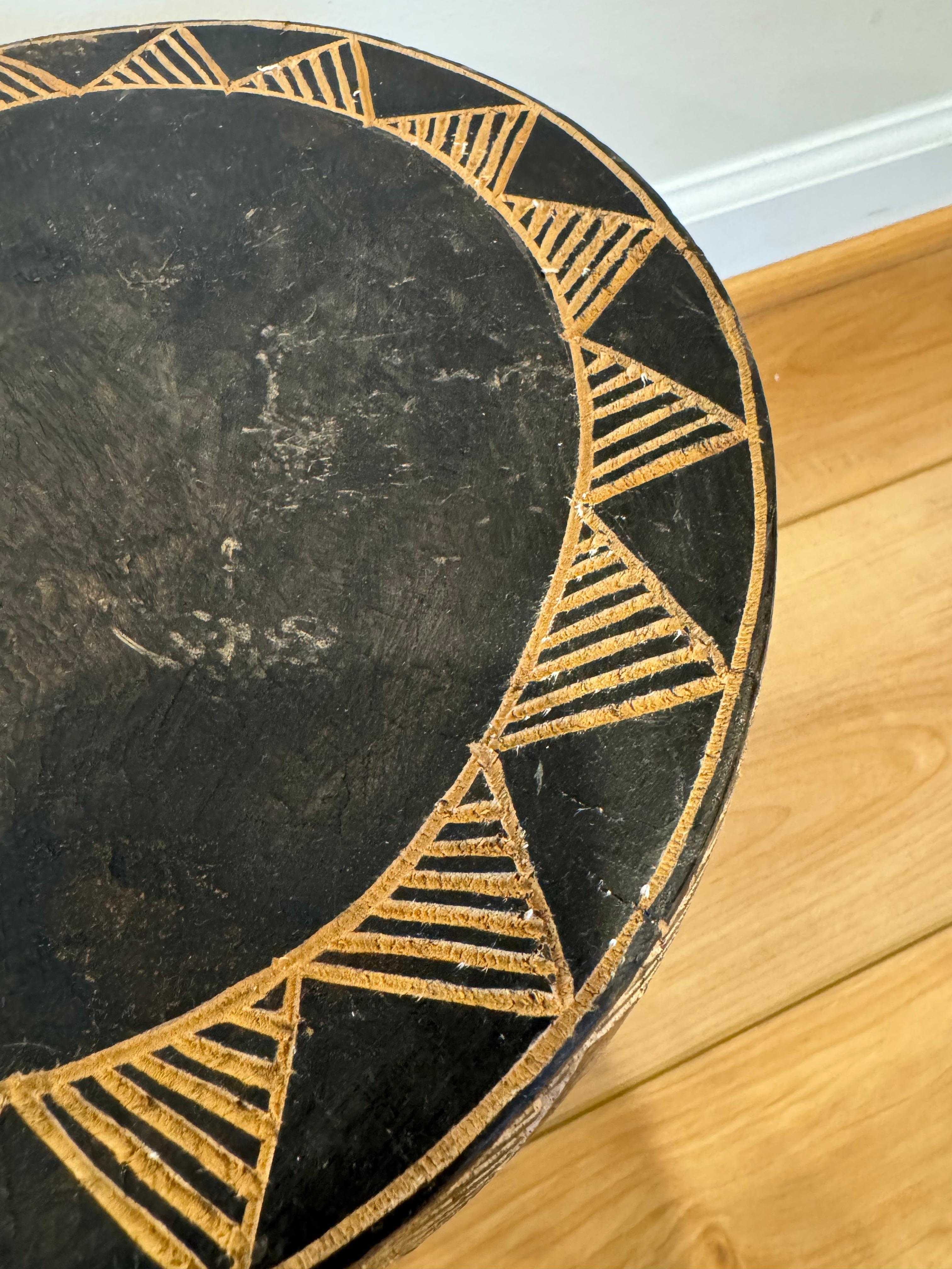 African Senufo Round Stool 3