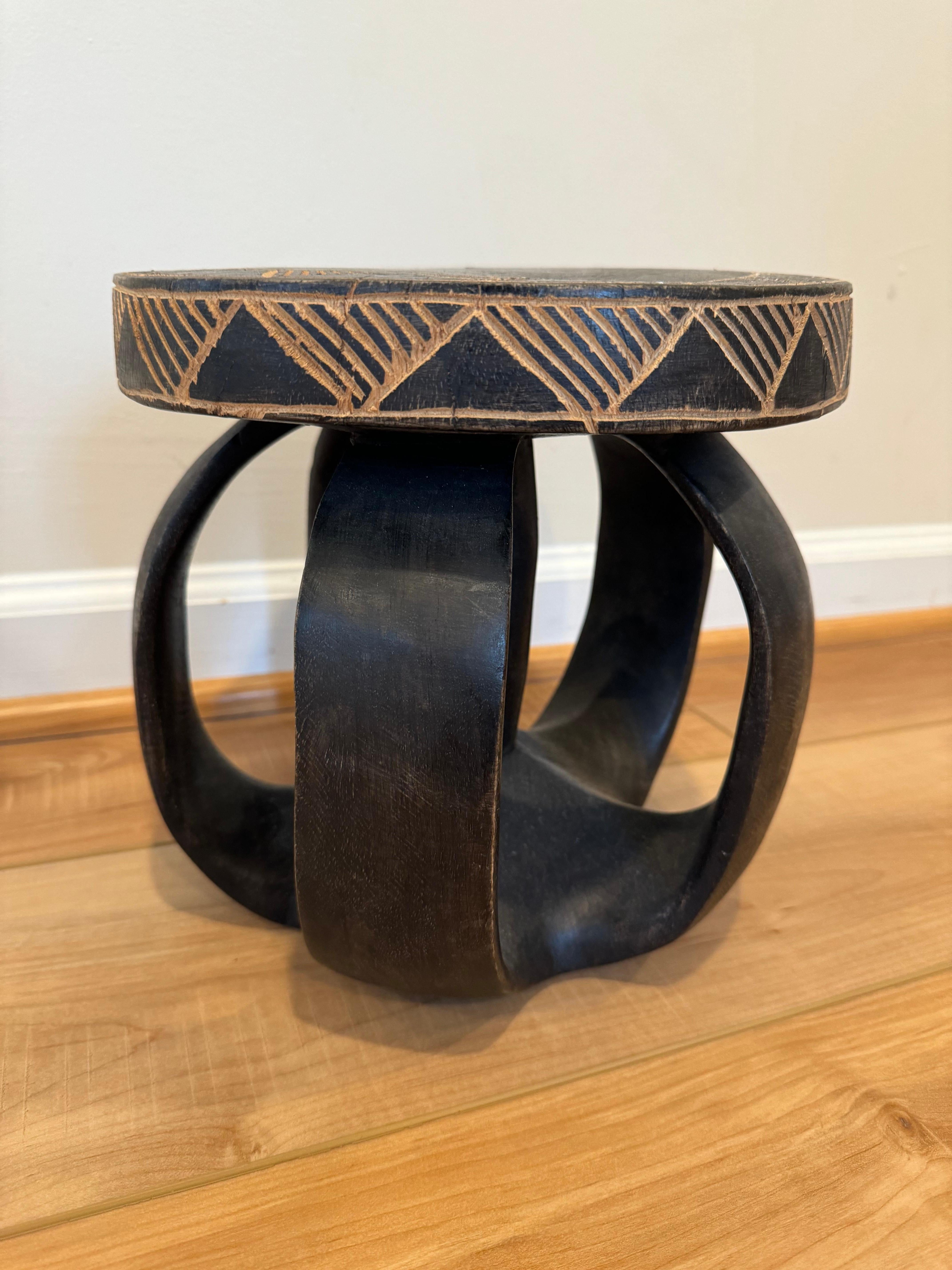 African Senufo Round Stool 4