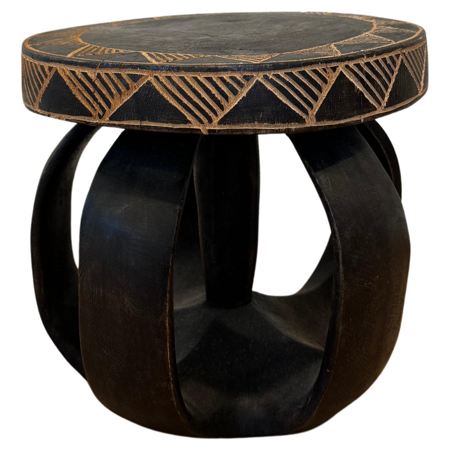 African Senufo Round Stool