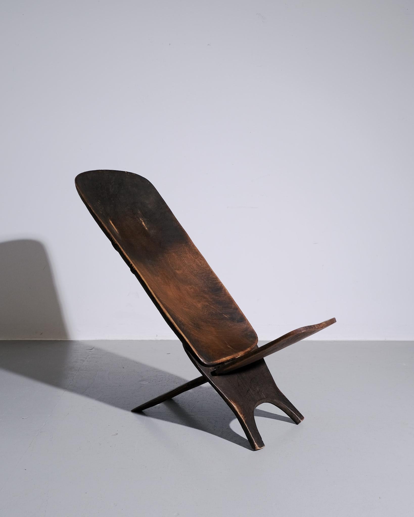 African Senufo Stargazer Chair from the 1950s
