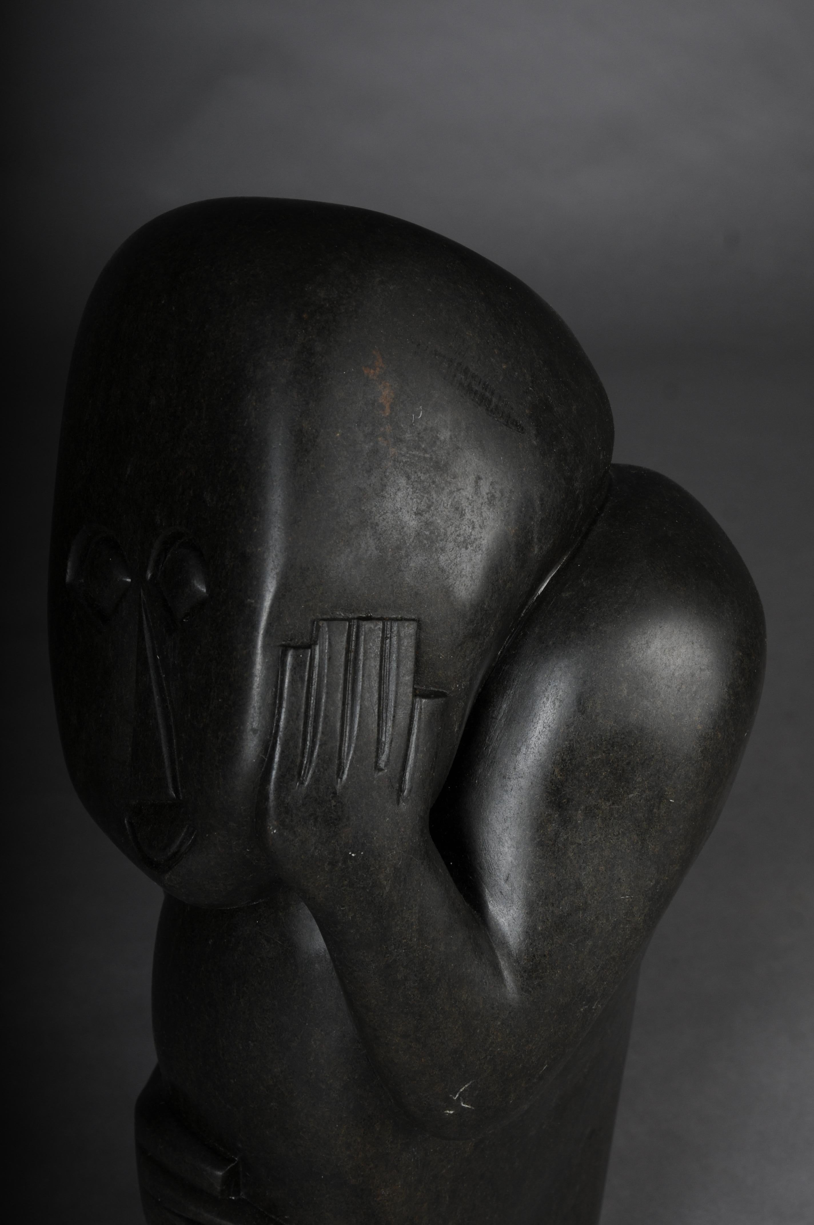 African Shona Sculpture sign M. Jamba Simbabwe 1955 For Sale 6