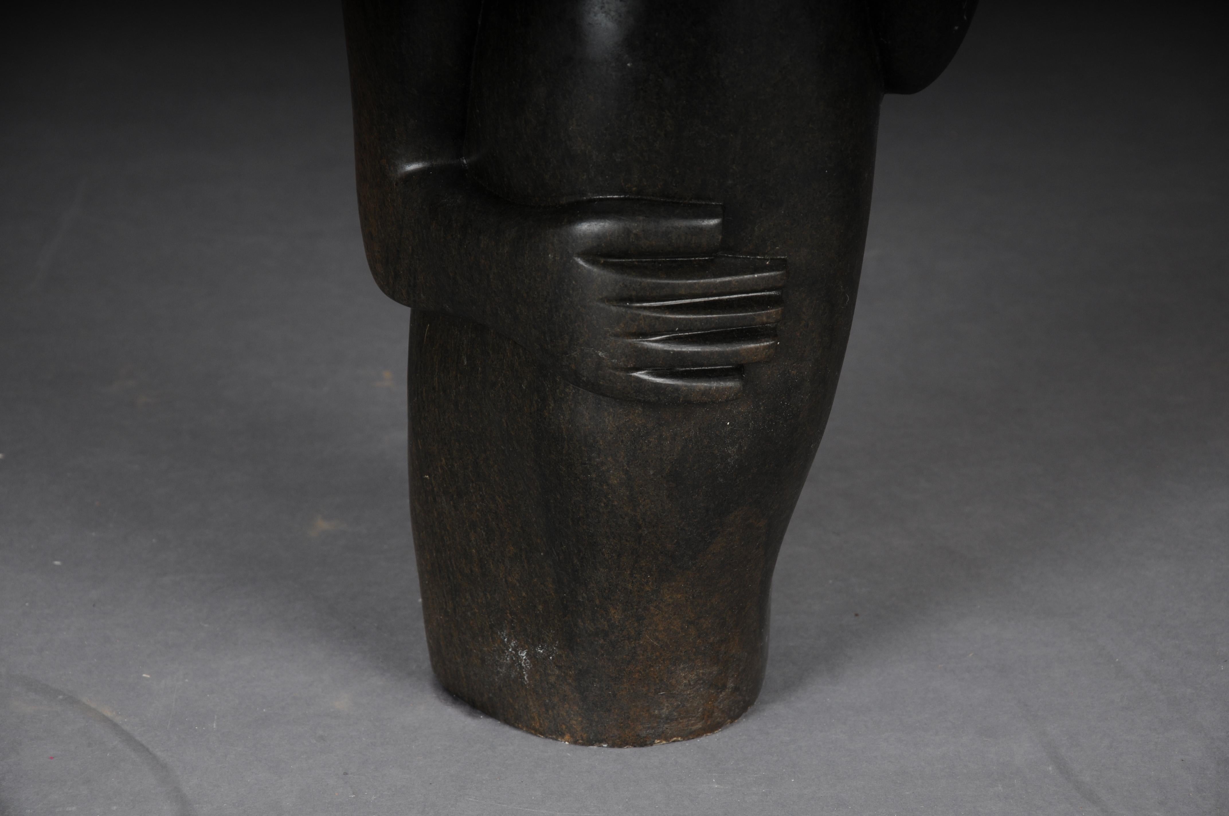 Mid-20th Century African Shona Sculpture sign M. Jamba Simbabwe 1955 For Sale