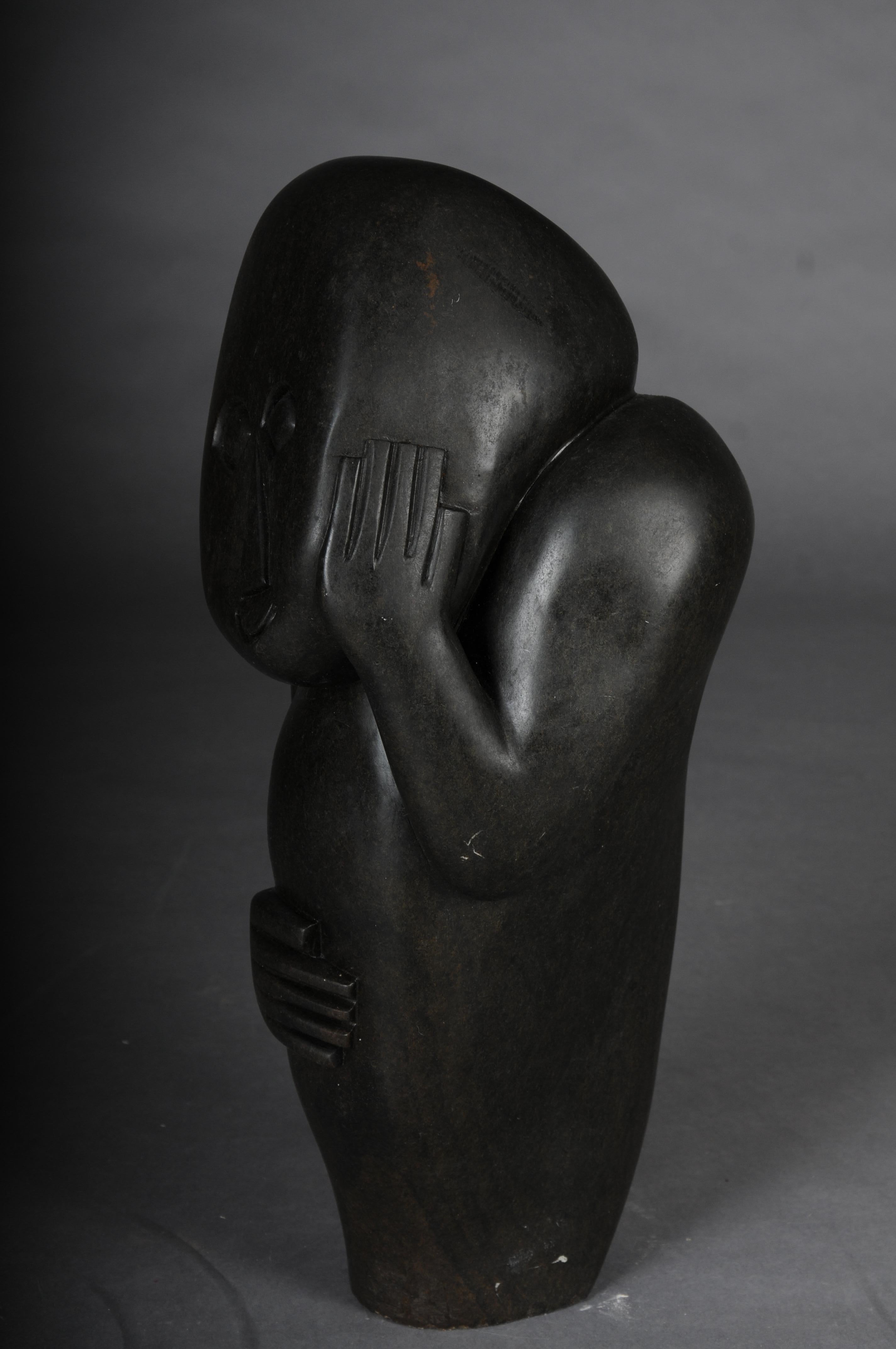 African Shona Sculpture sign M. Jamba Simbabwe 1955 For Sale 2