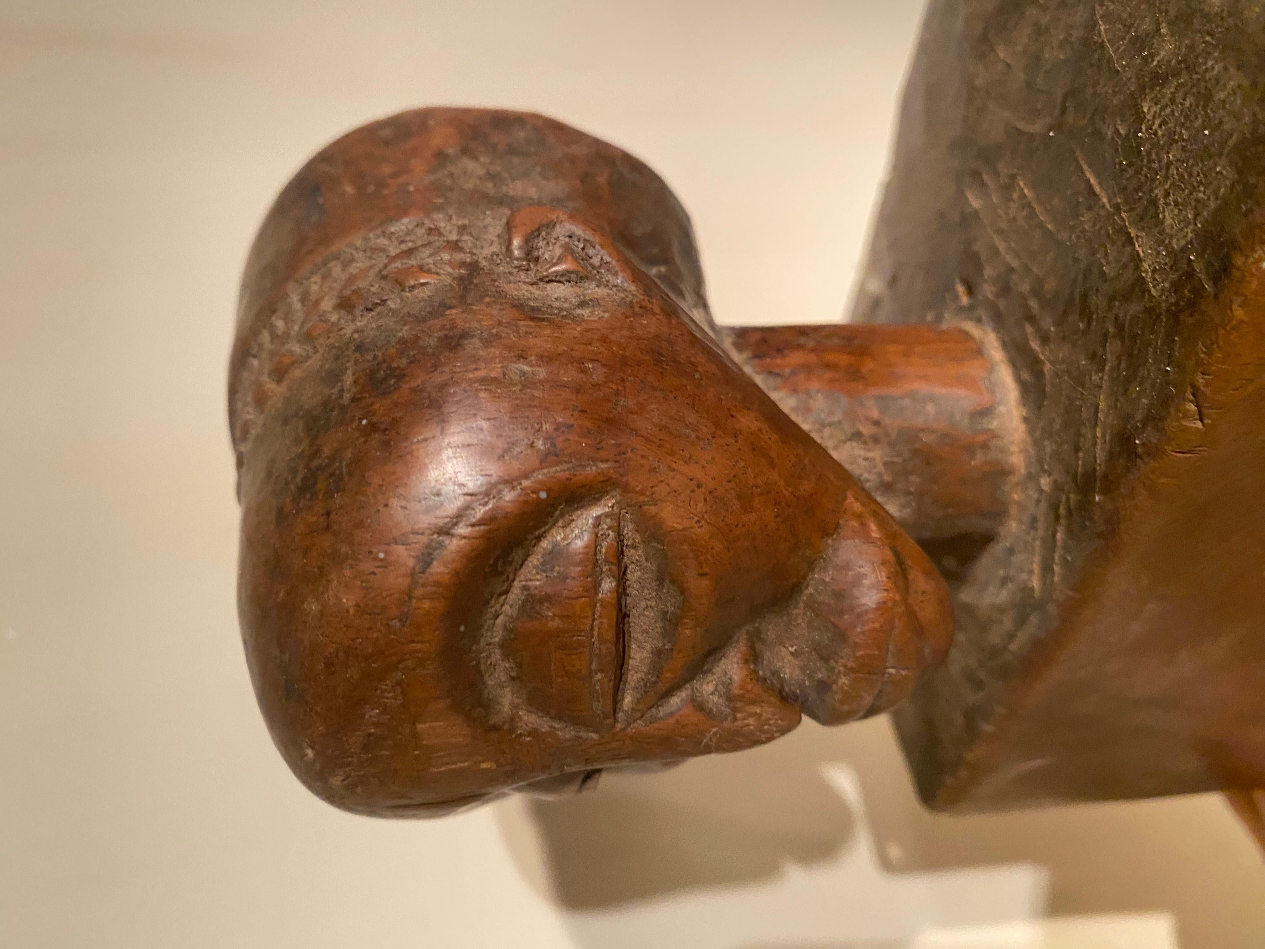 Tabouret africain-appui-tête en vente 5
