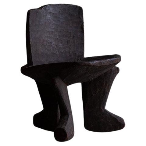 African stool, Solid Wood, Mid-20th century For Sale