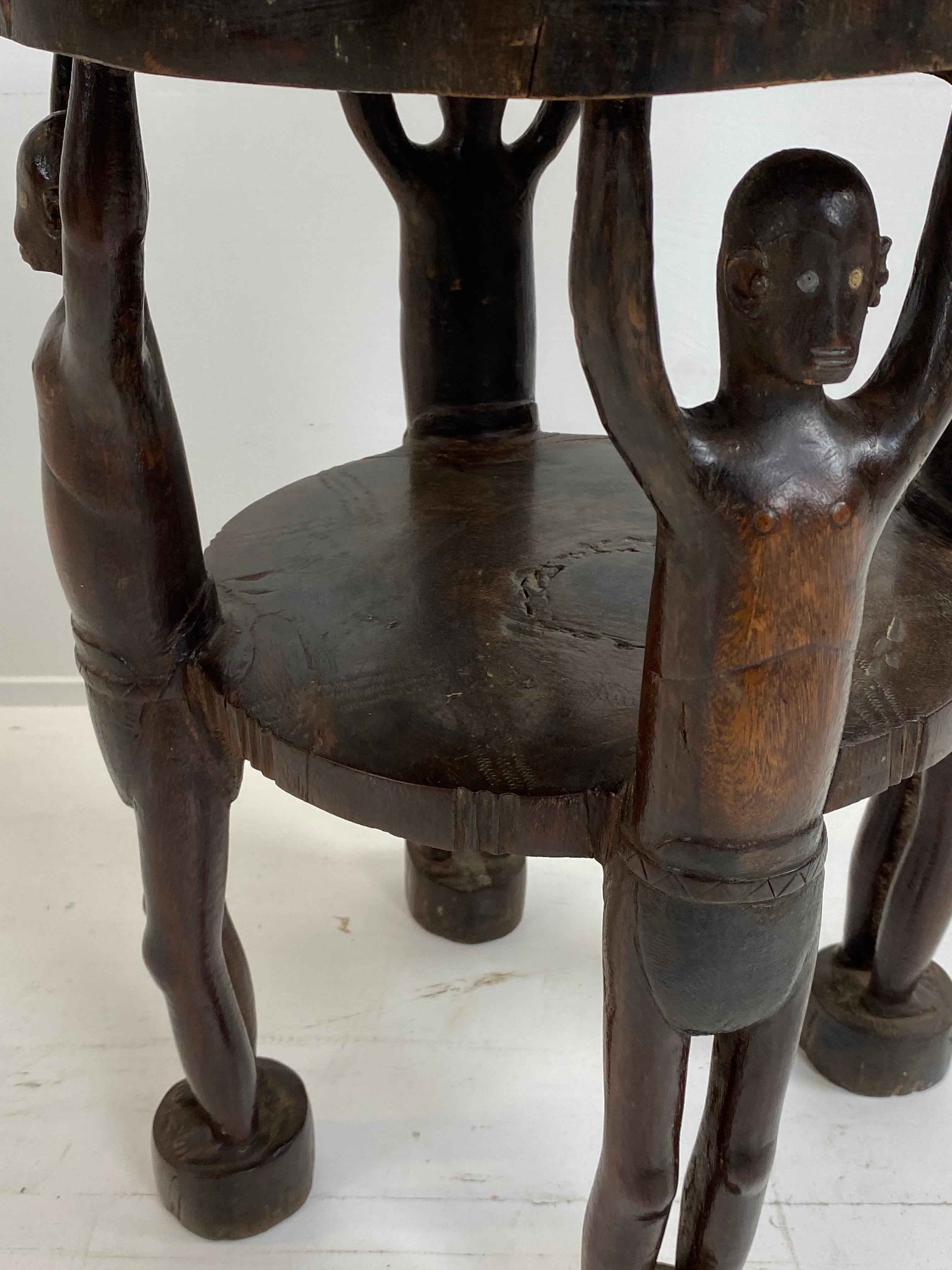 Congolese Antique African Stool, Congo For Sale