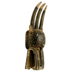 African Style Carved Helmut Mask