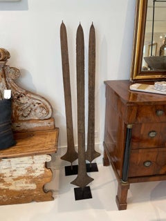 African Currency Sword on Contemporary Stand, 19th Century