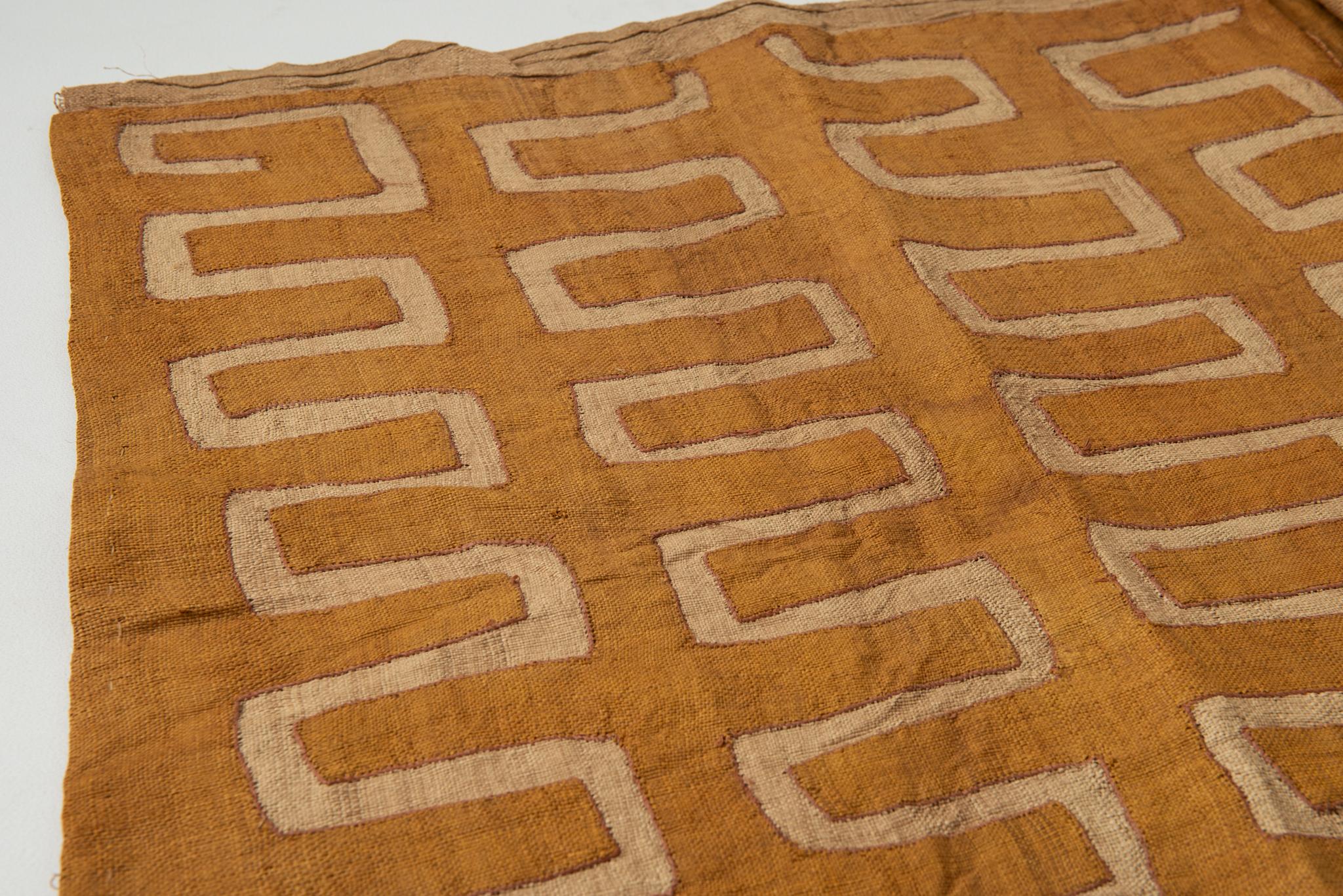 African Textile  Showa Kuba, also for Backrest Cover For Sale 2