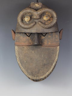 African Toma Tribal Initiation Ceremonial Mask From Liberia (Guinea)