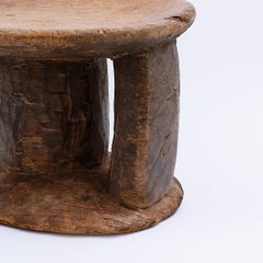 African TONGA stool with handle - 20th
