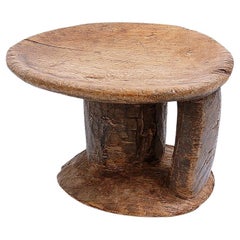 African TONGA stool with handle - 20th
