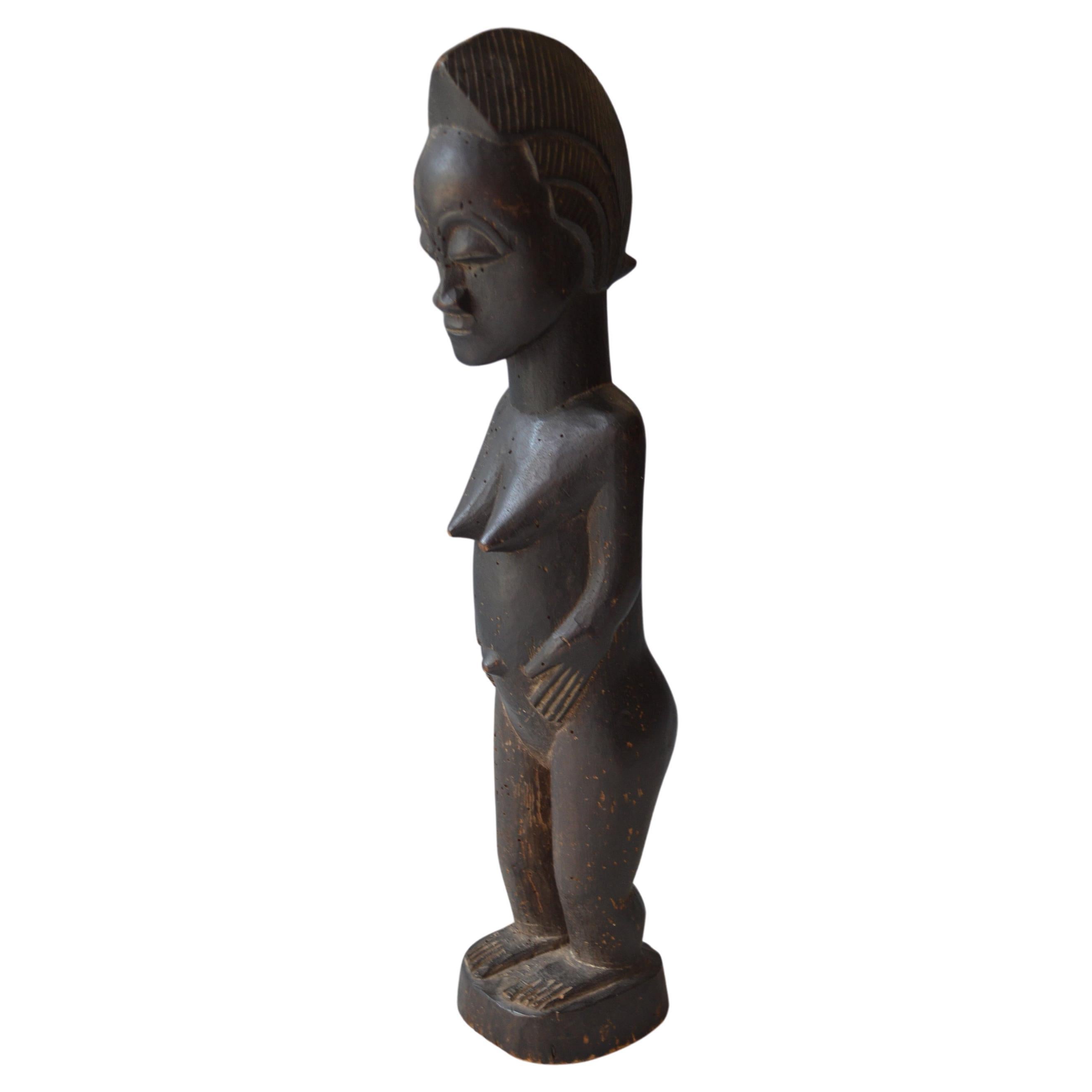 African Tribal Art Fine Baule figure