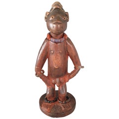 African Tribal Art Fine Rare Yoruba Ibeji Figure Anago Benin