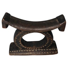 Antique African Tribal Art Fine Zulu Neck Rest Head Rest South Africa