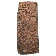 African Tribal Art, Wood Relief