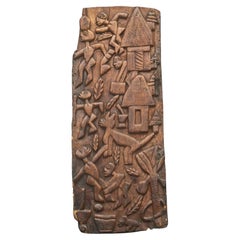 Afrikanische Stammeskunst, Holzrelief