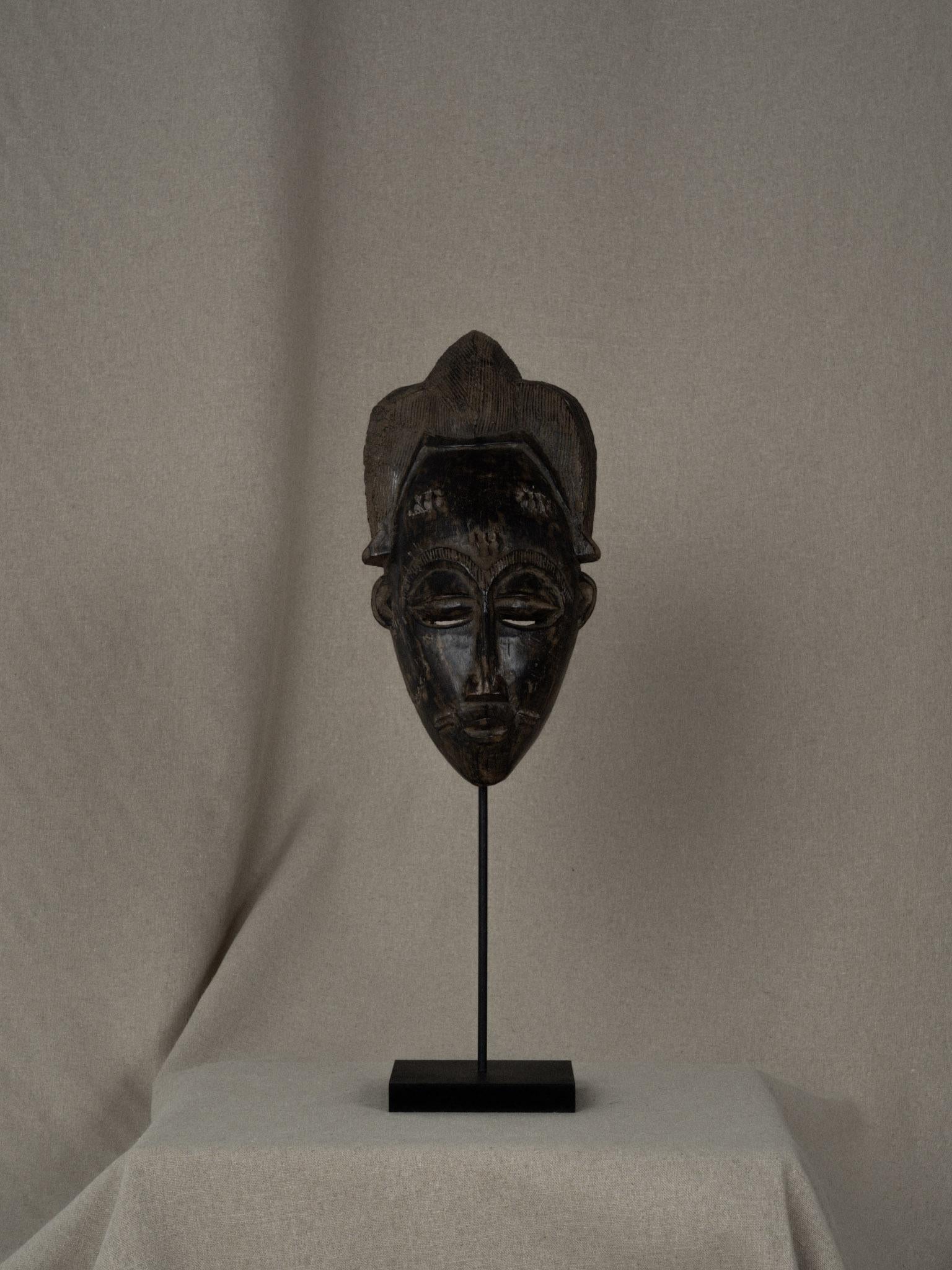 Tribal African tribal Baule mask  For Sale