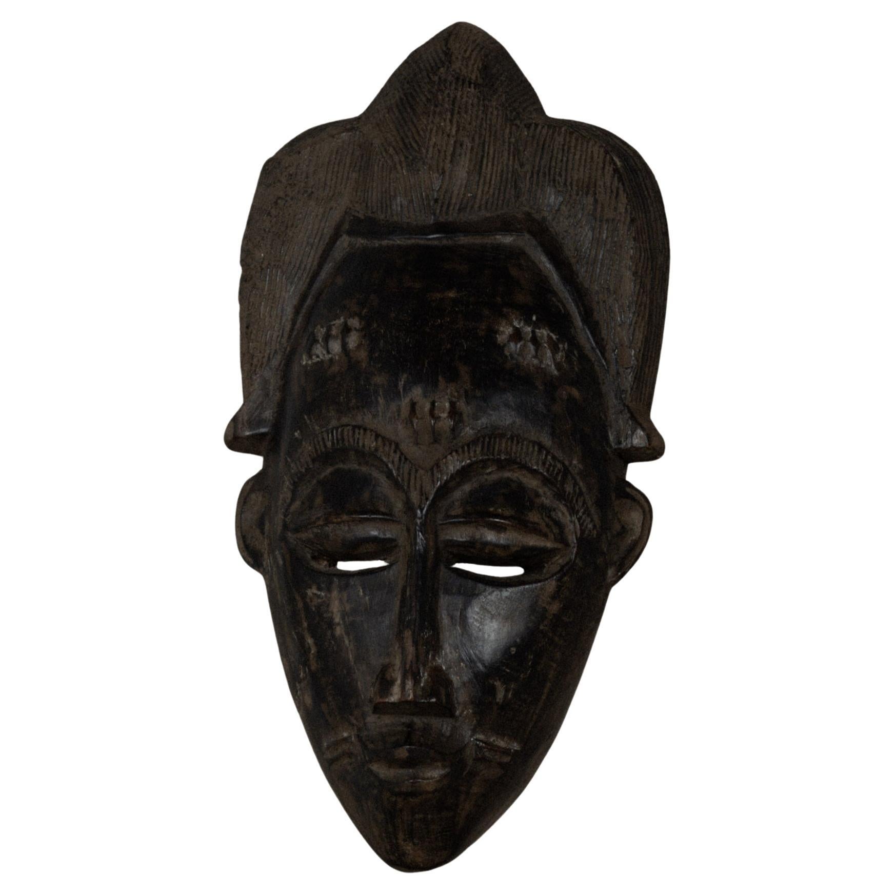 Masque tribal africain Baule 
