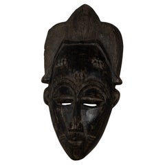 Antique African tribal Baule mask 