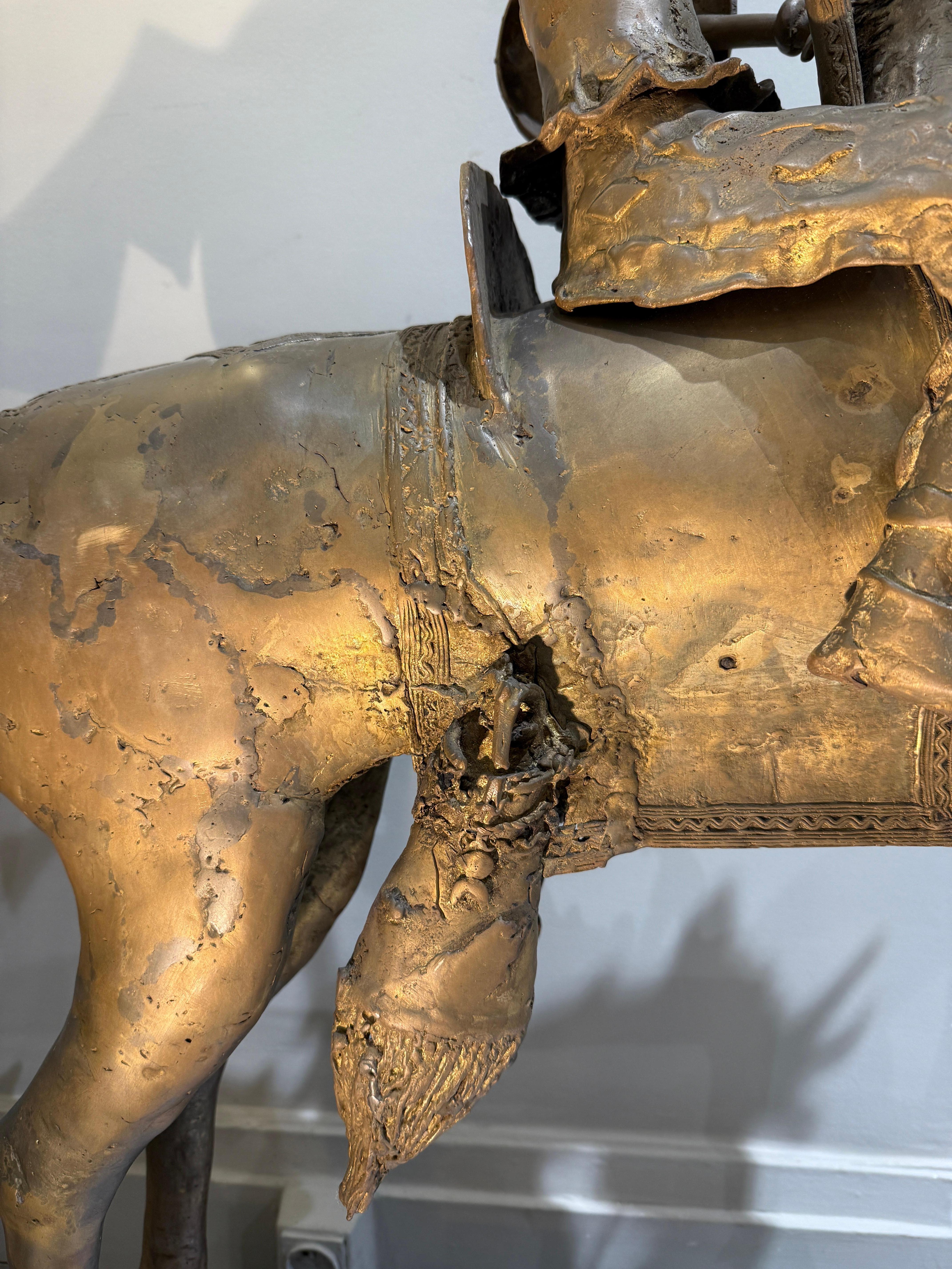 Beninese Scultura tribale africana in bronzo - 1960 circa in vendita