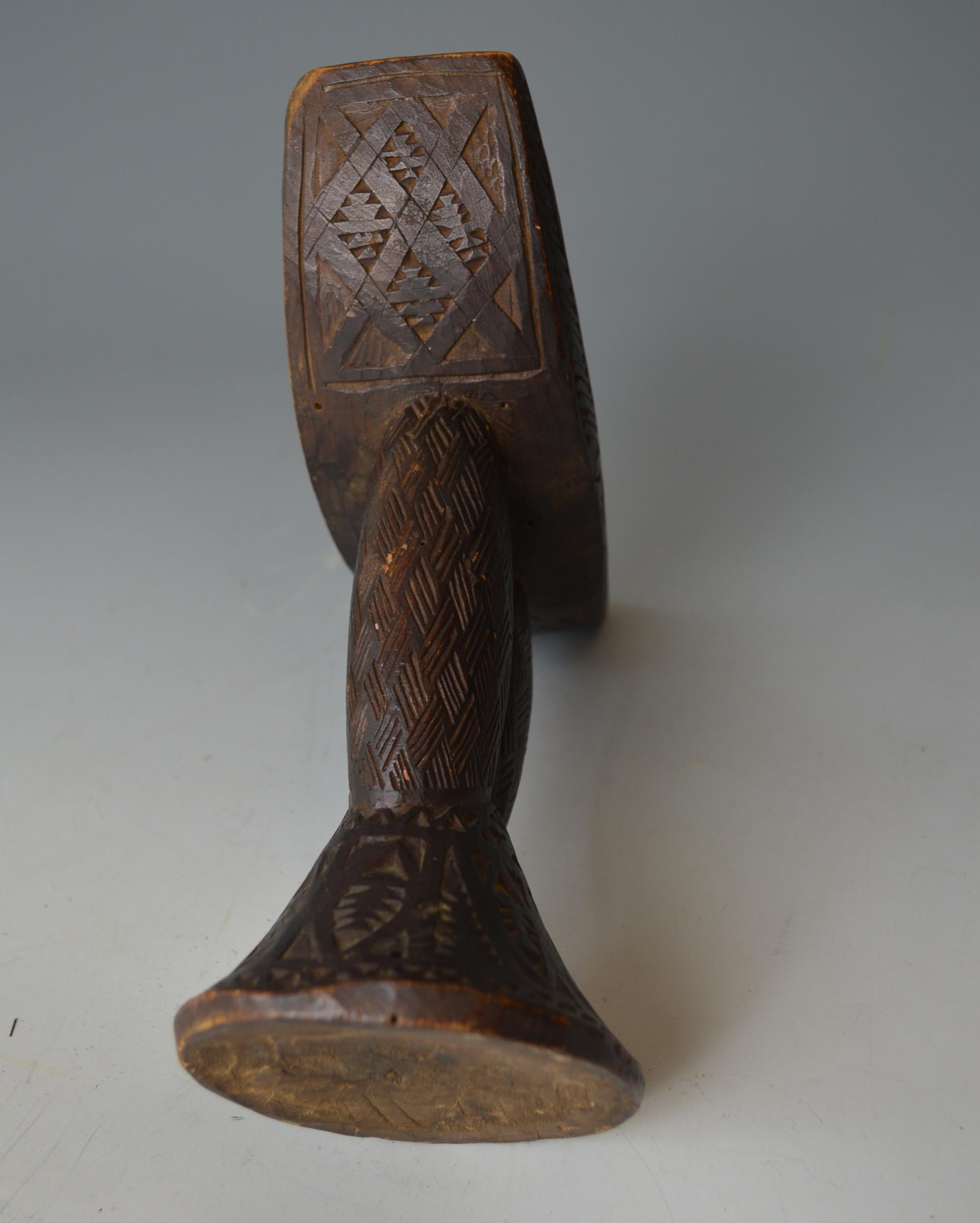 African Tribal Fine Old Headrest Appuie Nuque Afar Danakil Ethiopia In Good Condition In London, GB