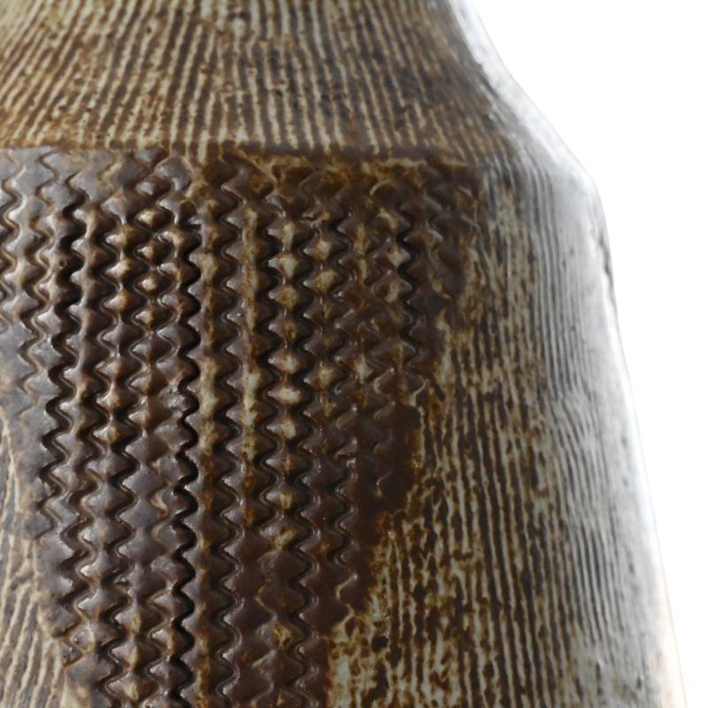 Ceramica Lampada in ceramica di ispirazione tribale africana con paralume personalizzato in vendita