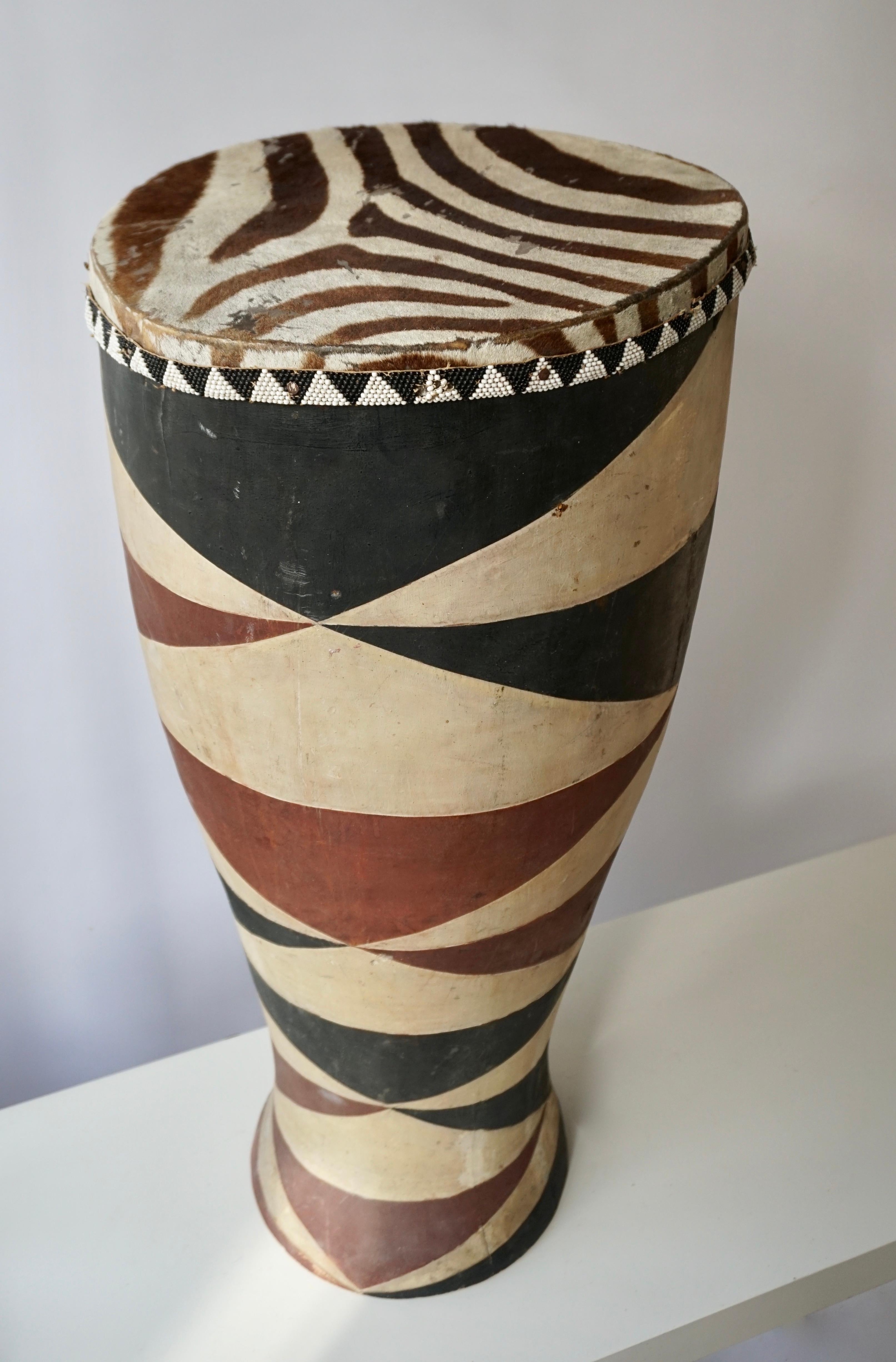 african drum table