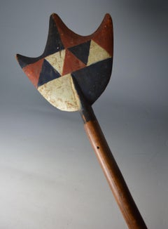 African Tribal Rare Douala Dance Paddle Cameroon Interior Design Home Decor