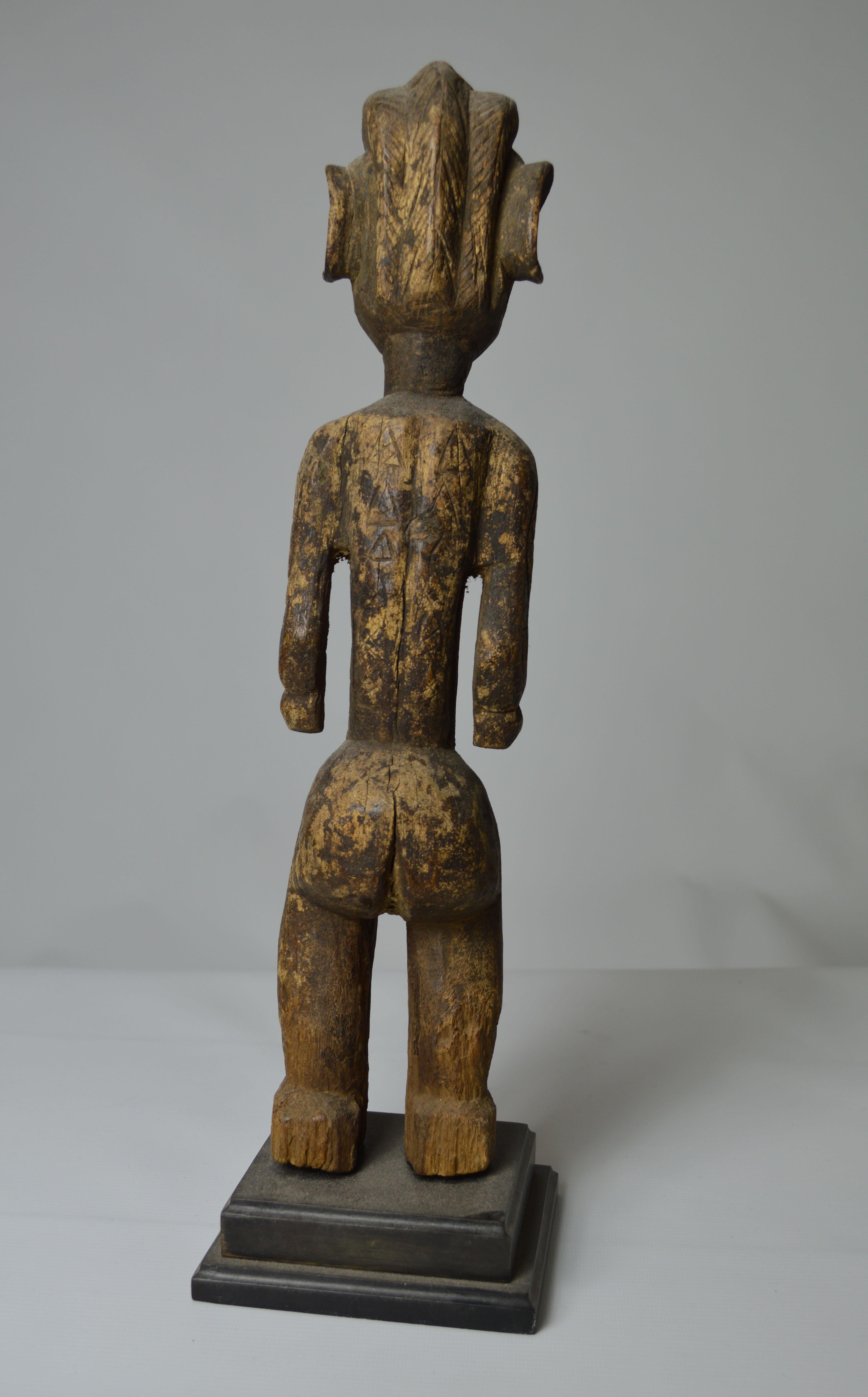 African Tribal art Rare Himbi Fetish Figure Benue River Nigeria In Good Condition For Sale In London, GB