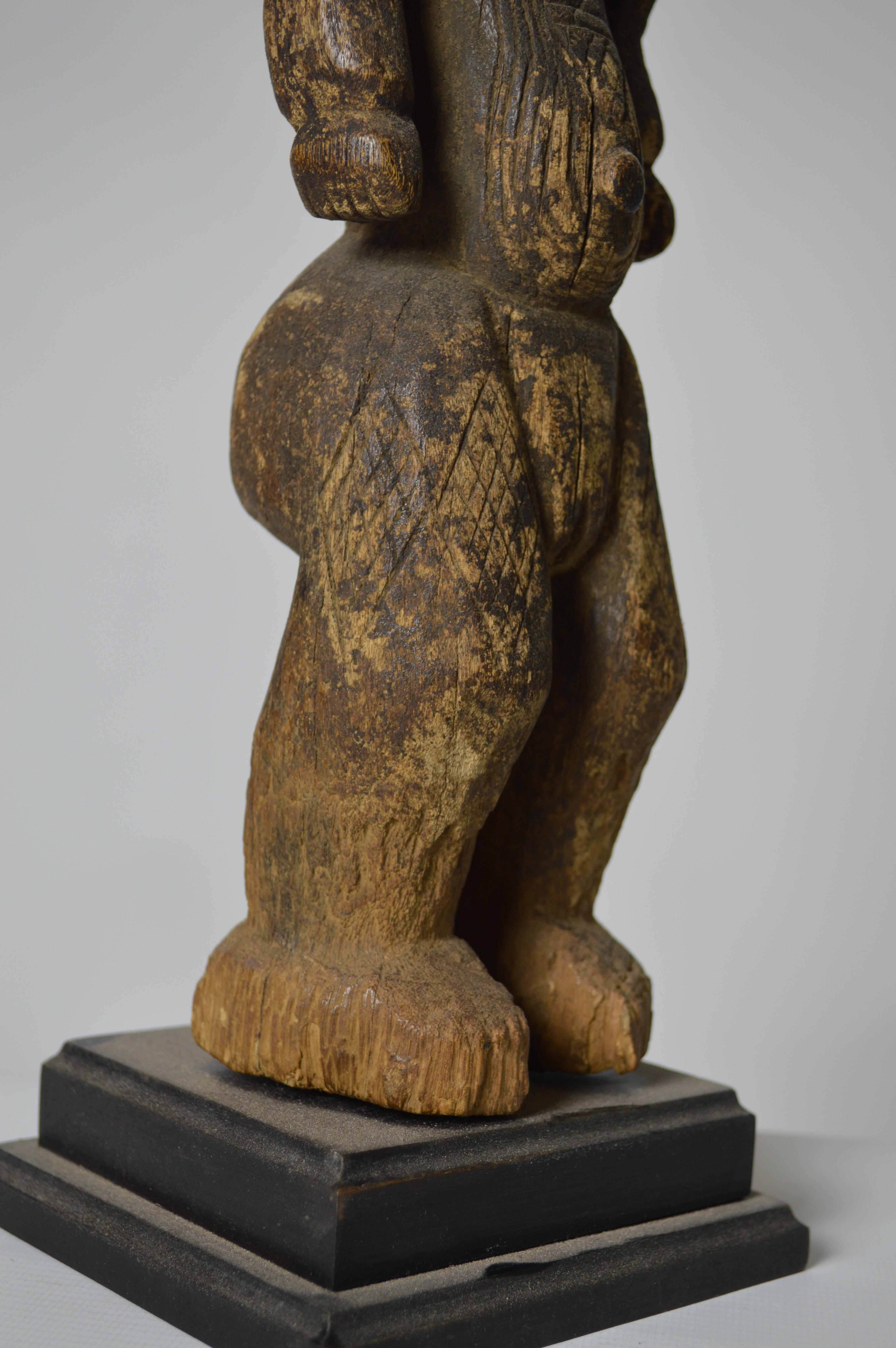 20th Century African Tribal art Rare Himbi Fetish Figure Benue River Nigeria For Sale