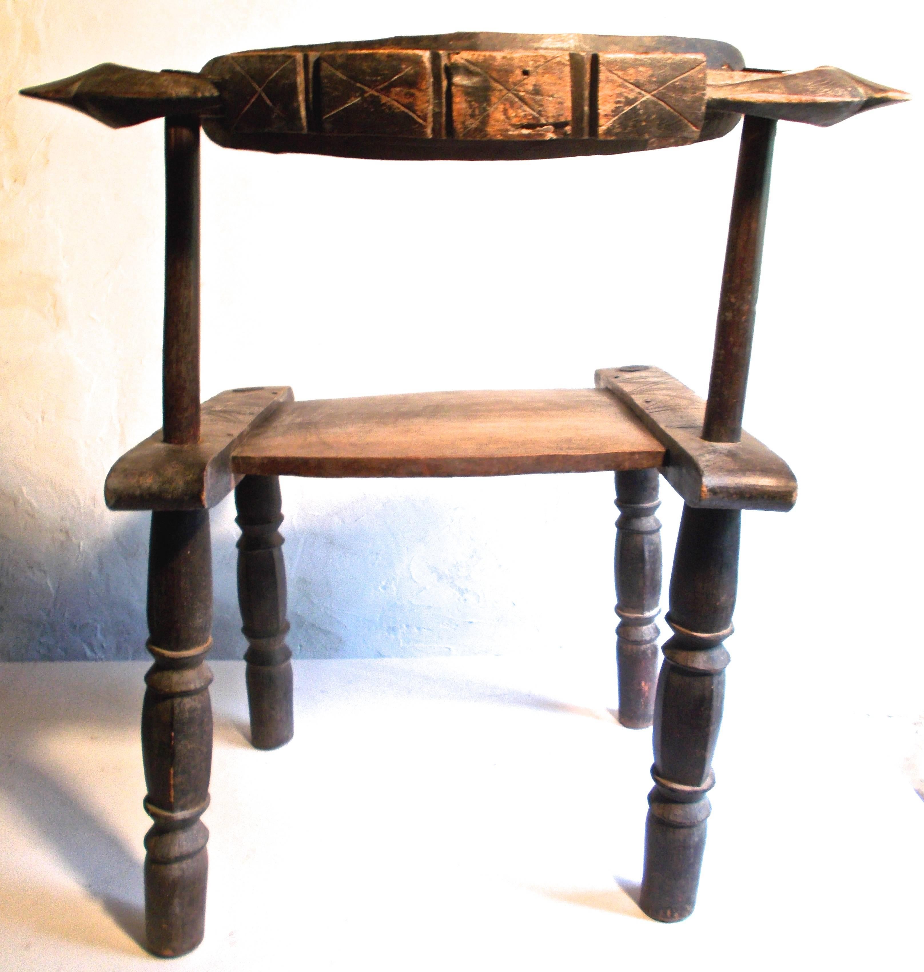 african tribal chair