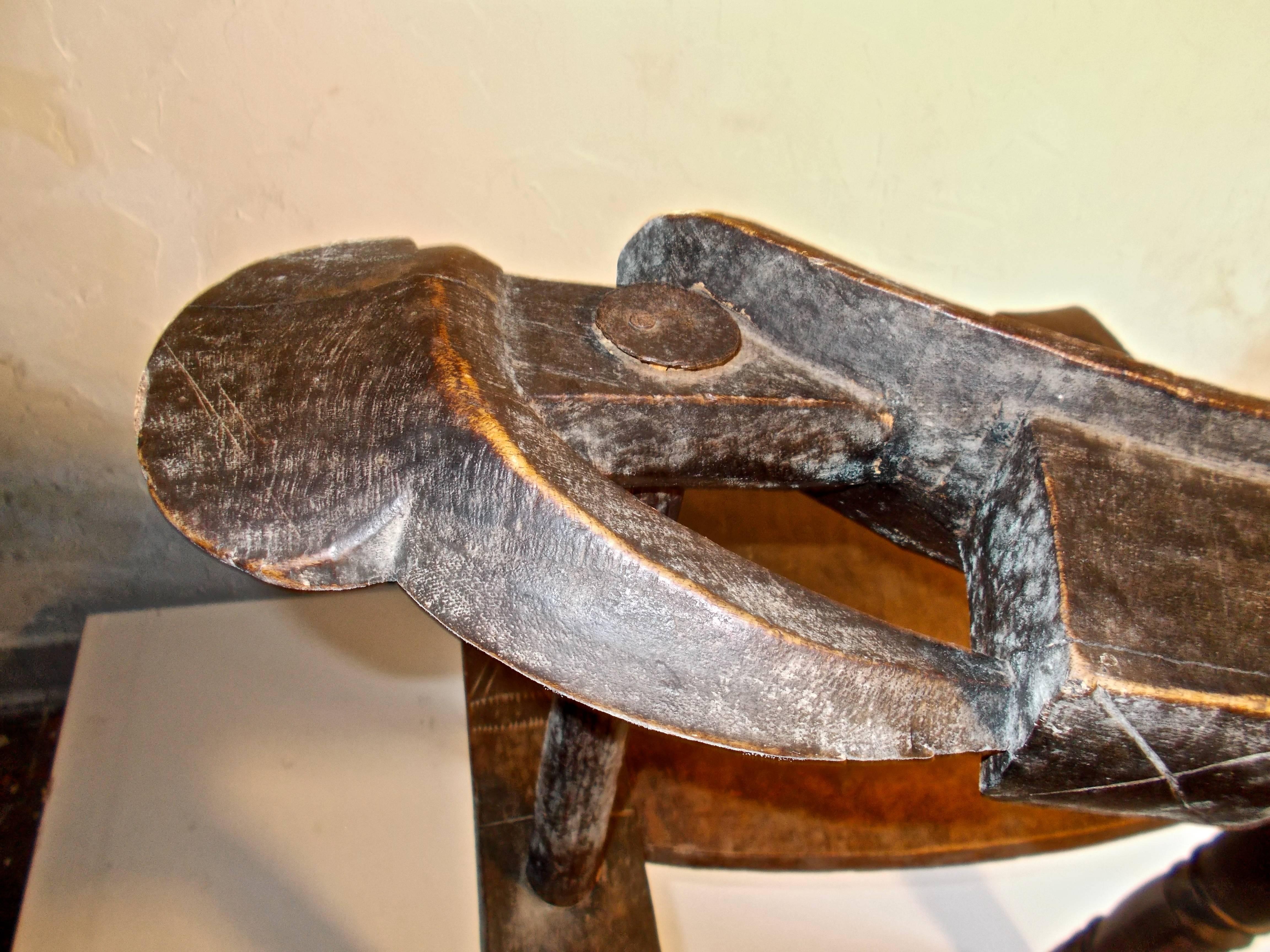 African Tribal Senufo Chair In Good Condition For Sale In Sharon, CT