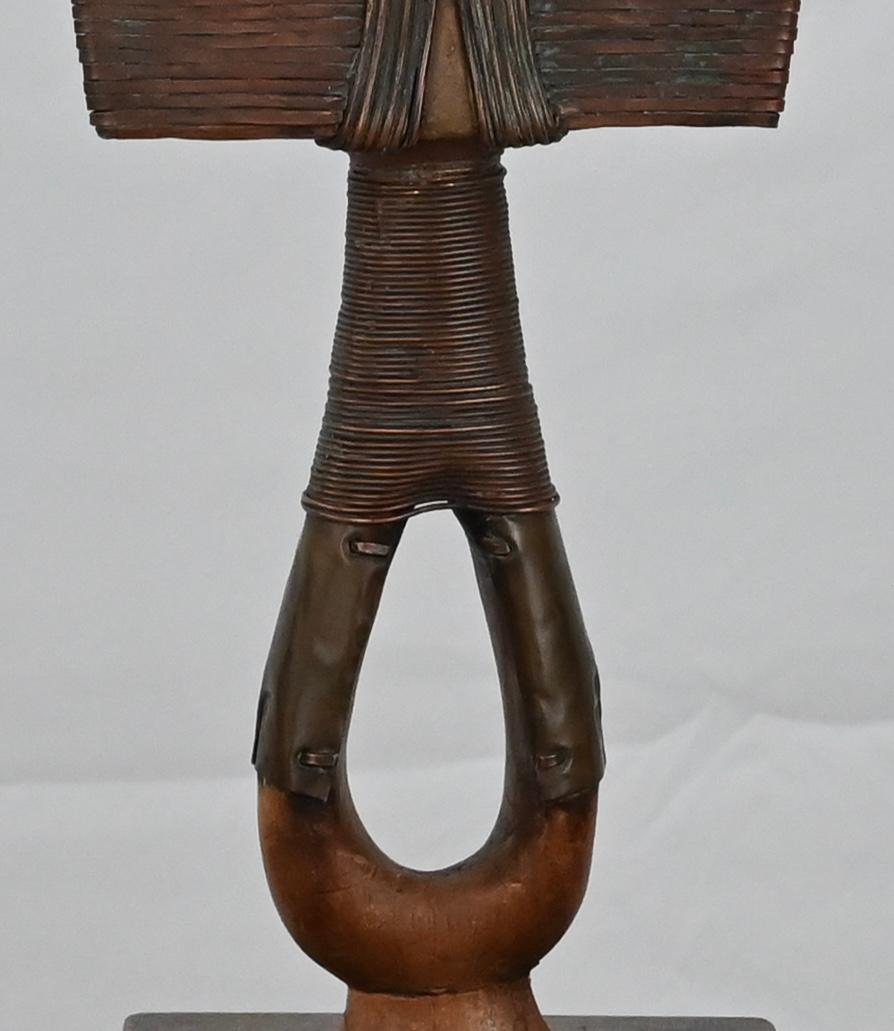 Tribale Statua tribale africana Osseyba o figura reliquiaria Kota Mohongwe Peoples Art in vendita