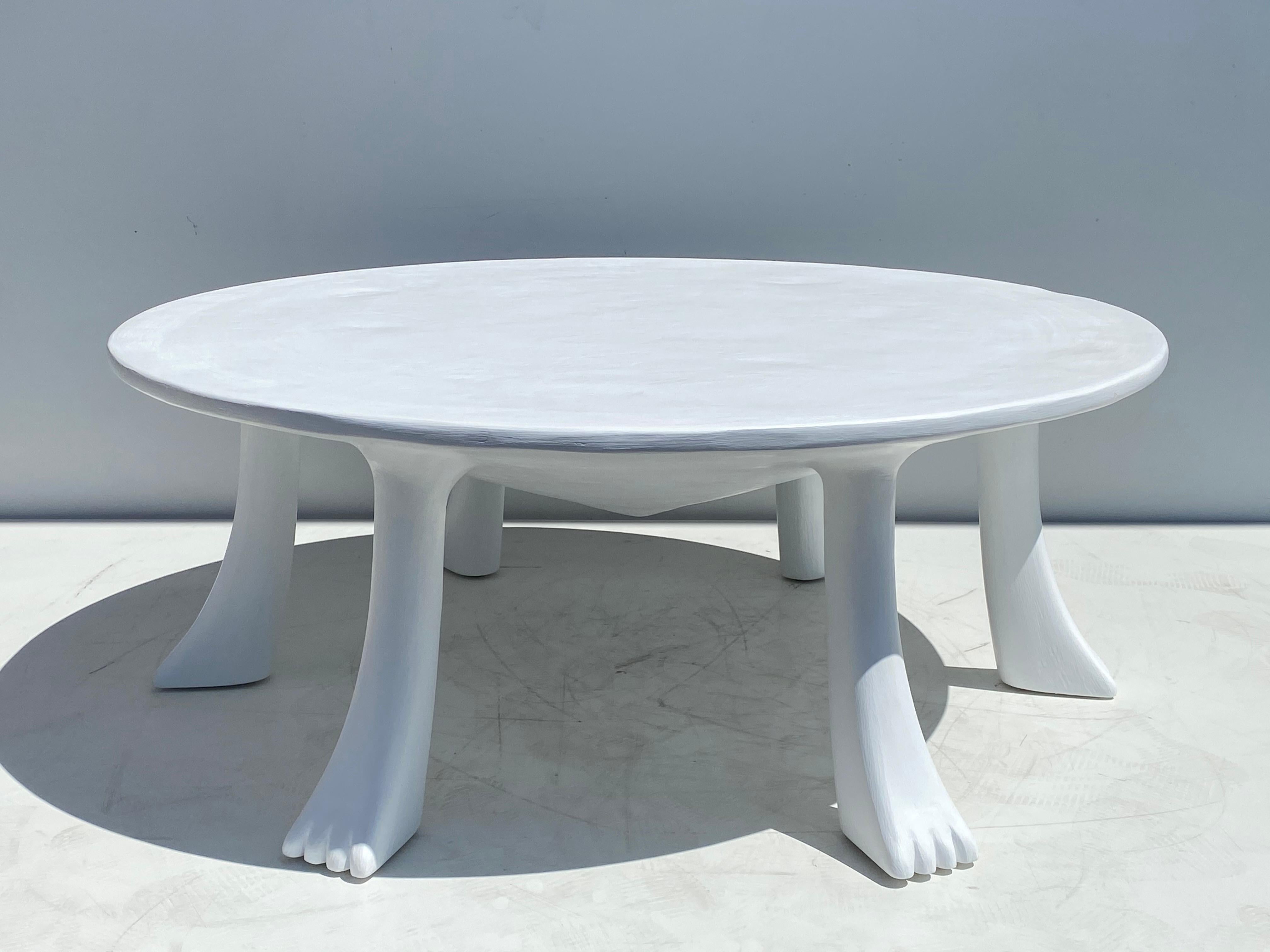 African Tribal Table in Plaster In Good Condition In North Hollywood, CA