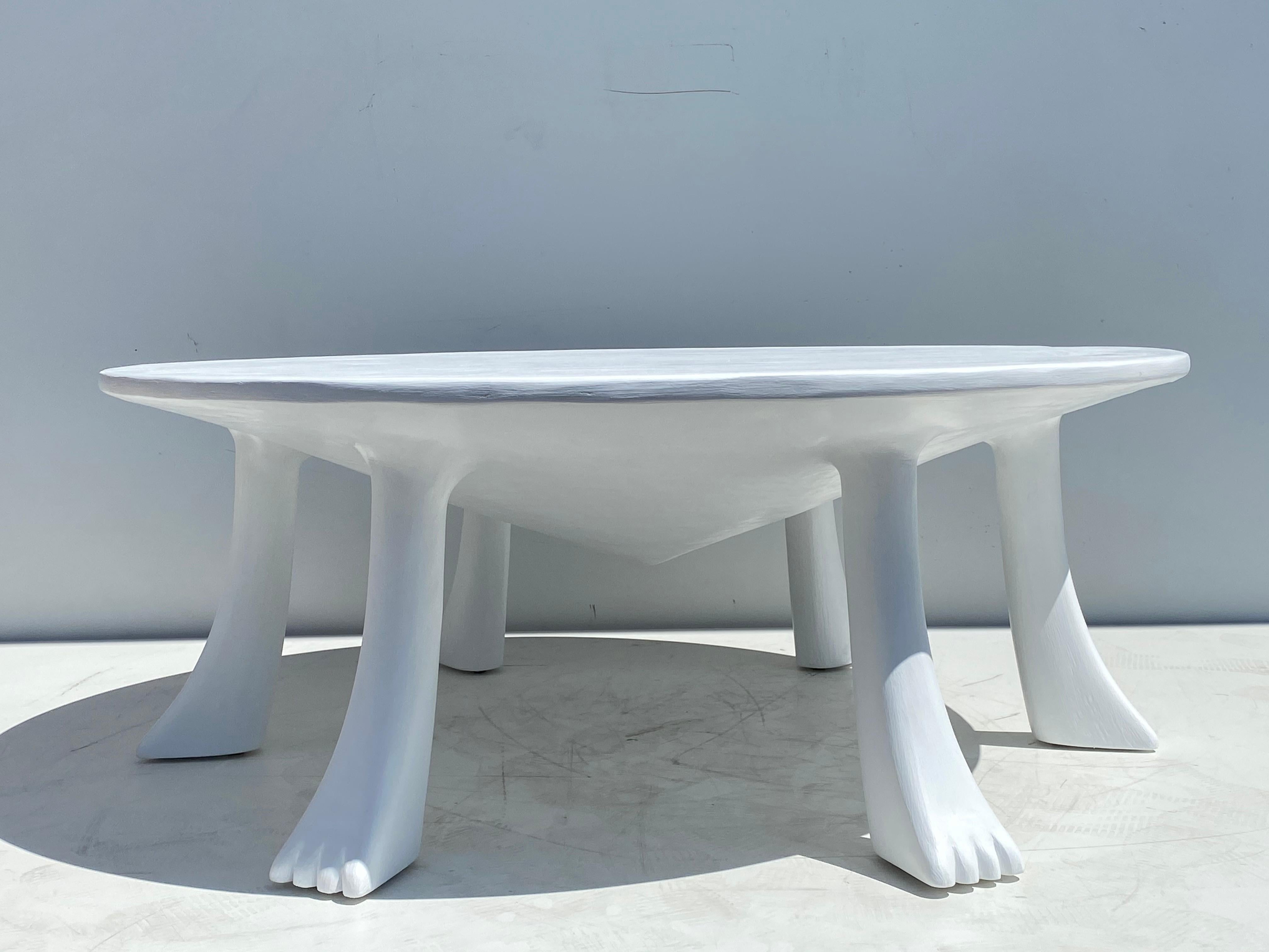 Late 20th Century African Tribal Table in Plaster