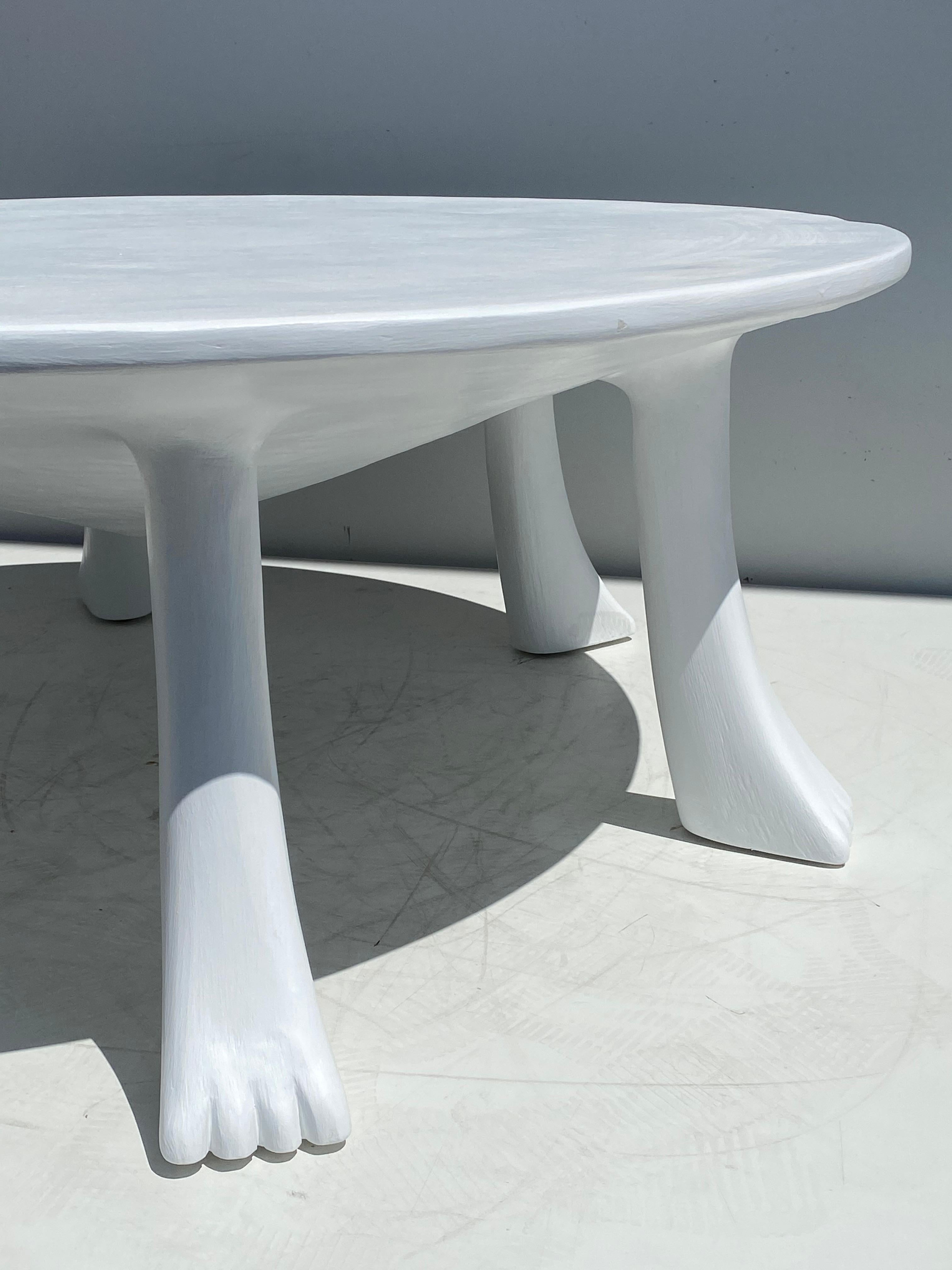 African Tribal Table in Plaster 3