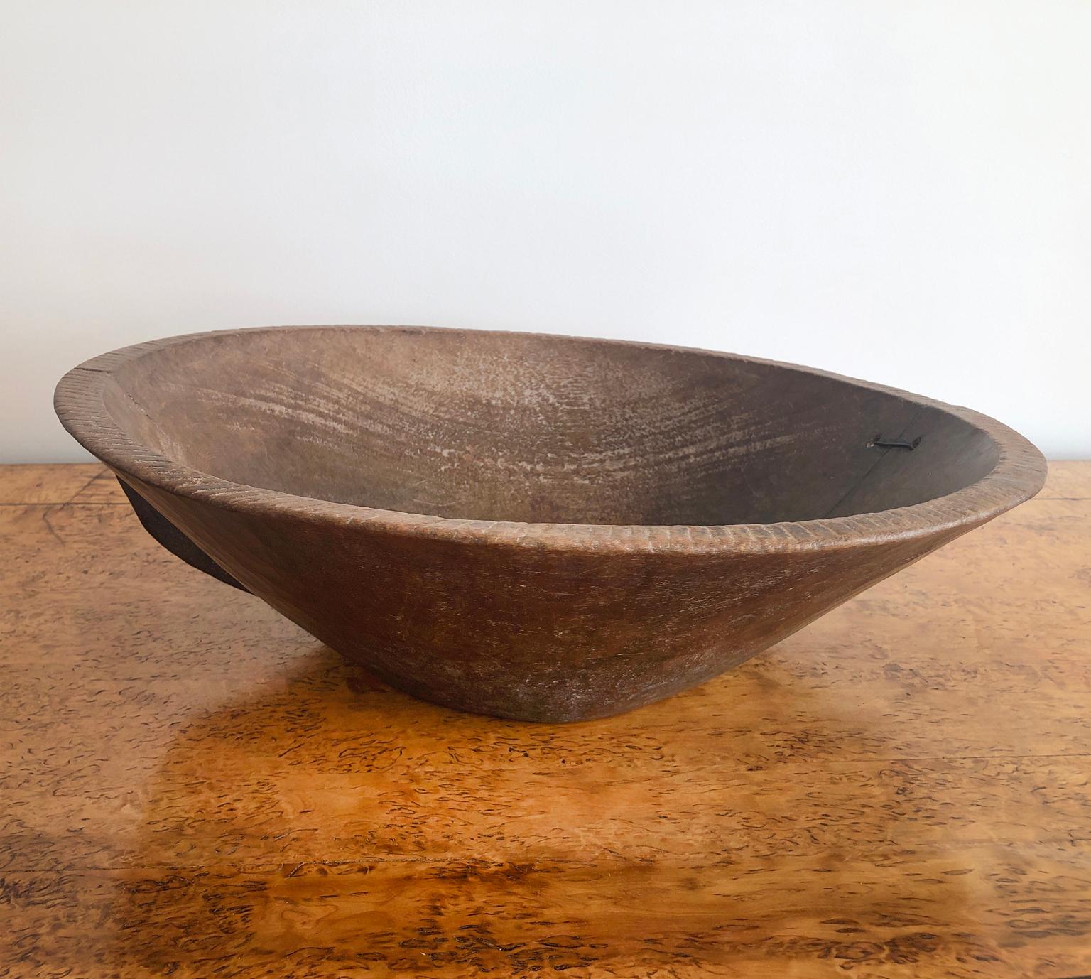 African Tribal Utilitarian Bowl from the Karo or Gala People in Ethiopia 2